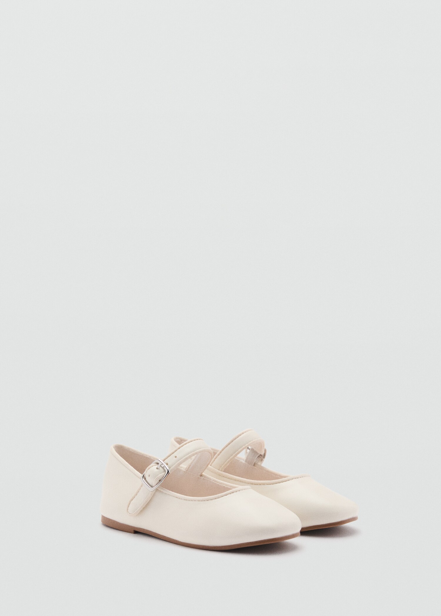Ballet flats with buckle - Medium plane