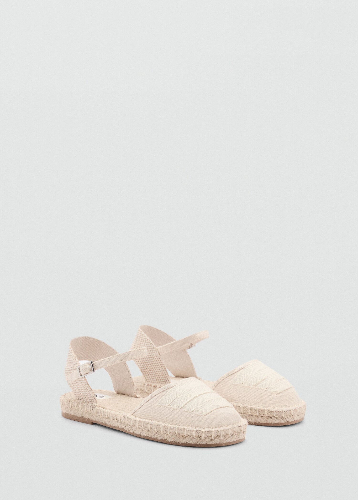 Espadrilles with buckle closure - Medium plane