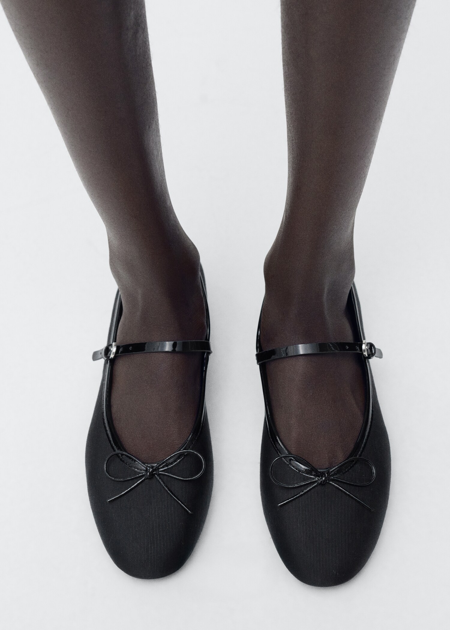 Ballerinas with strip and bow detail - Details of the article 9