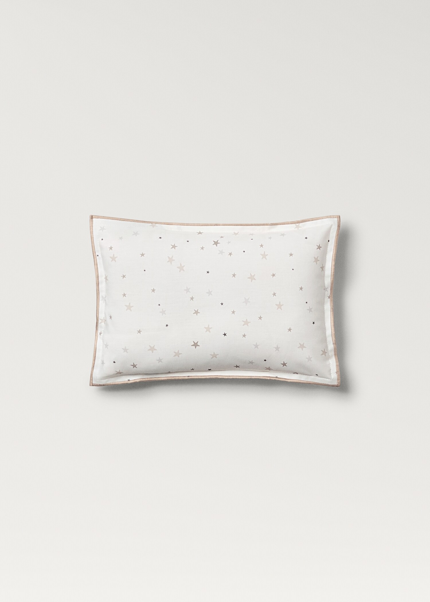 Children's cushion cover with star print, 30x20cm - Article without model