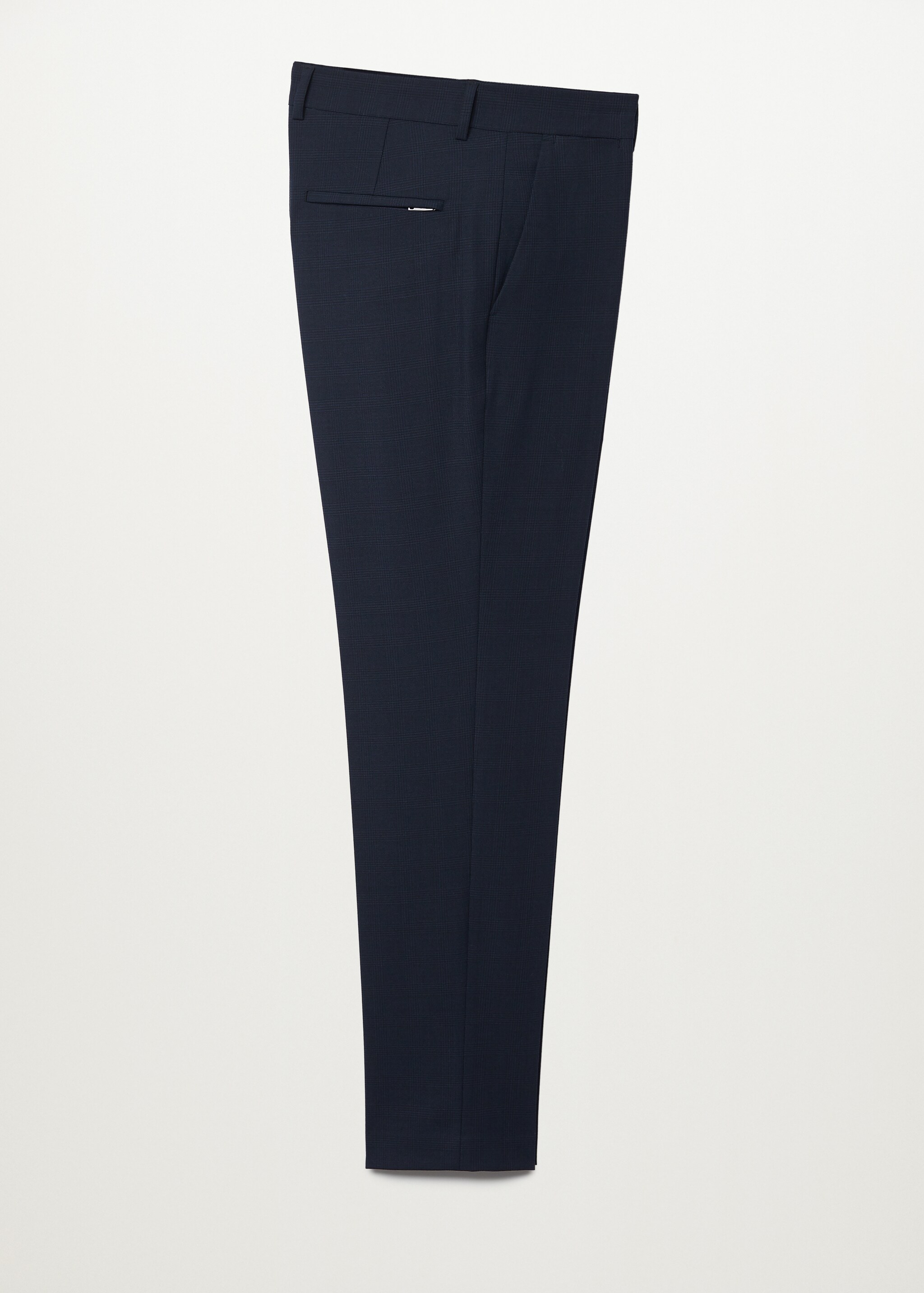 Lněné oblekové kalhoty slim fit - Zboží bez modelu