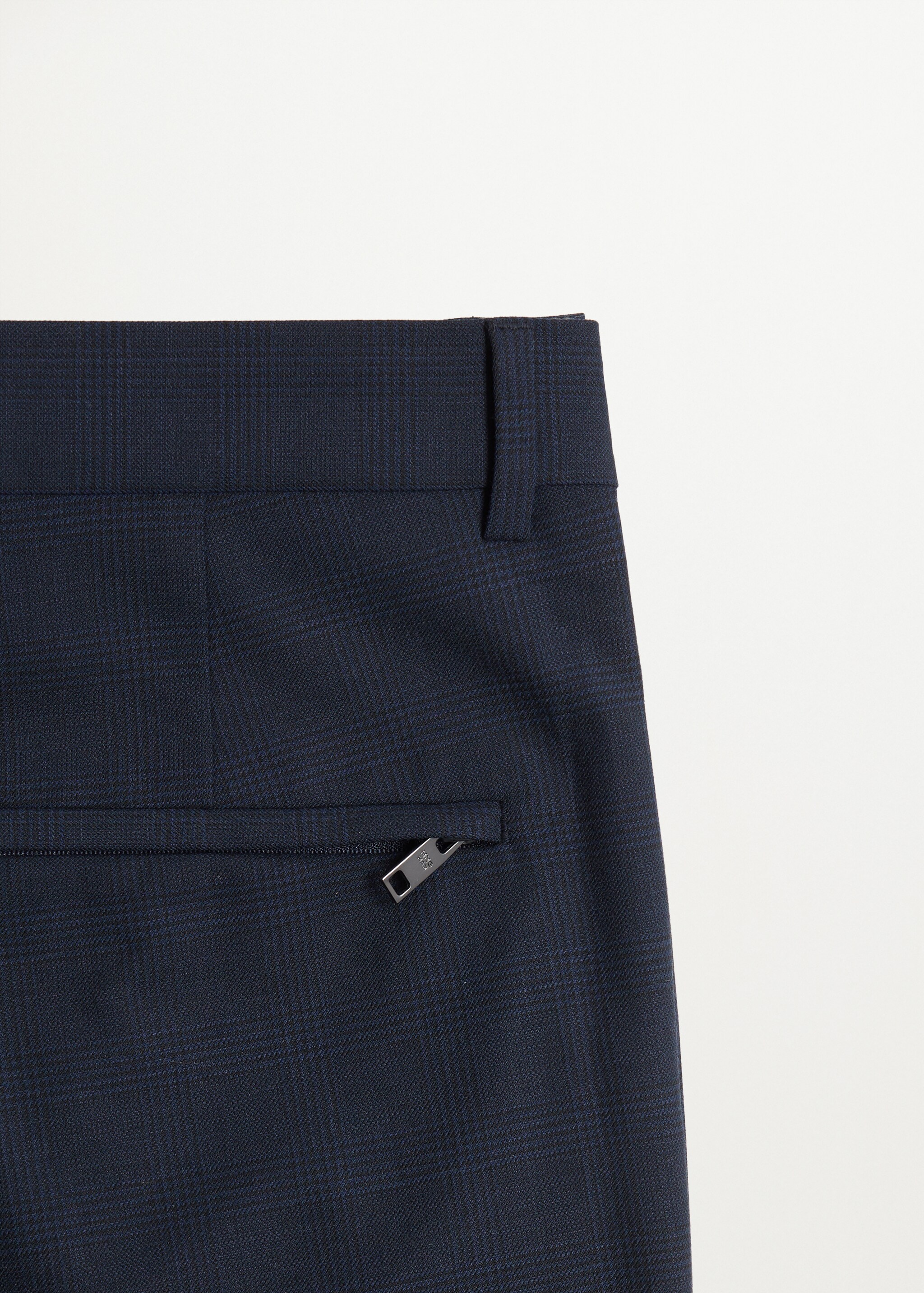 Lněné oblekové kalhoty slim fit - Detail zboží 7