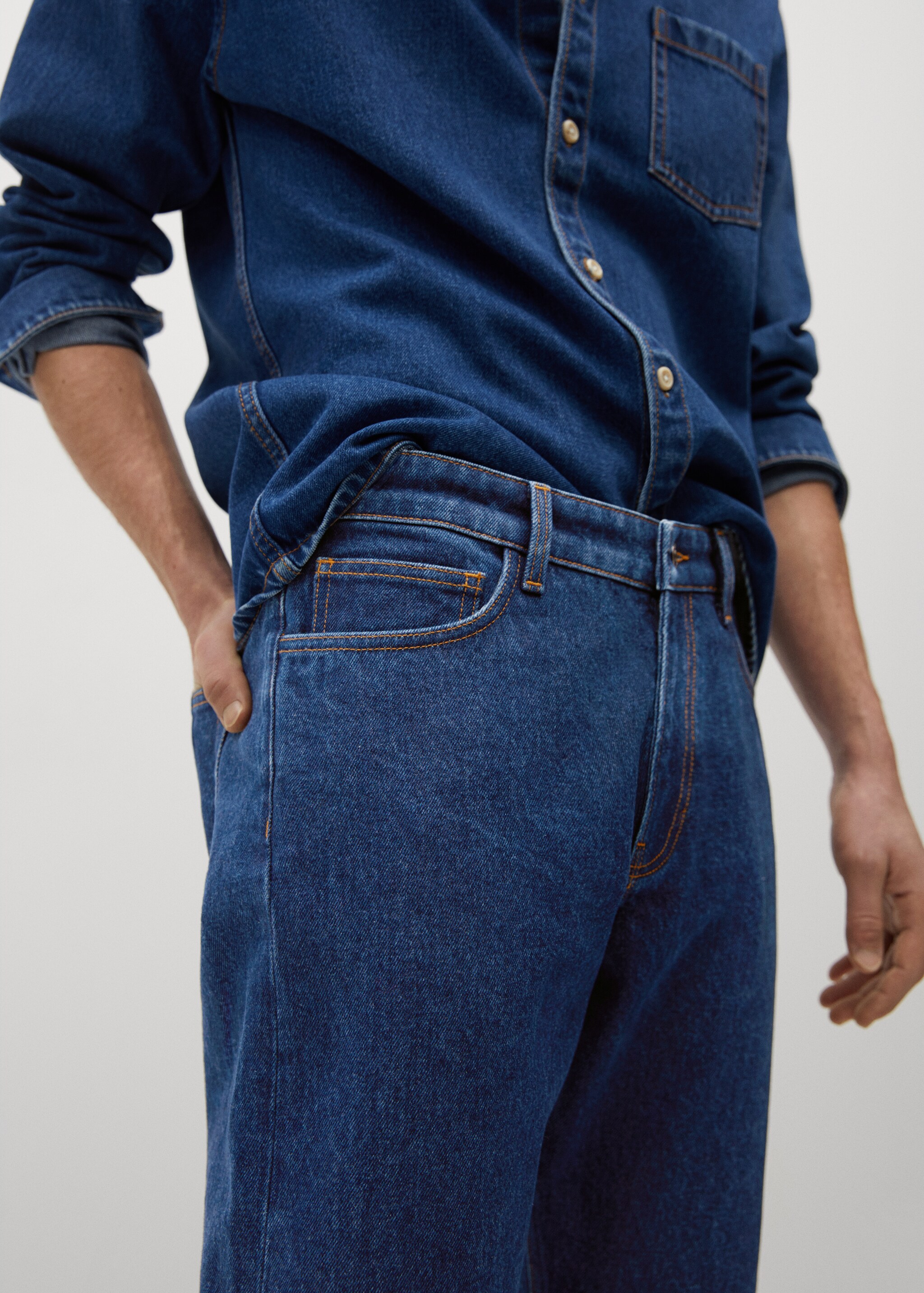 Jeans Ben tapered fit lavado oscuro - Detalle del artículo 1