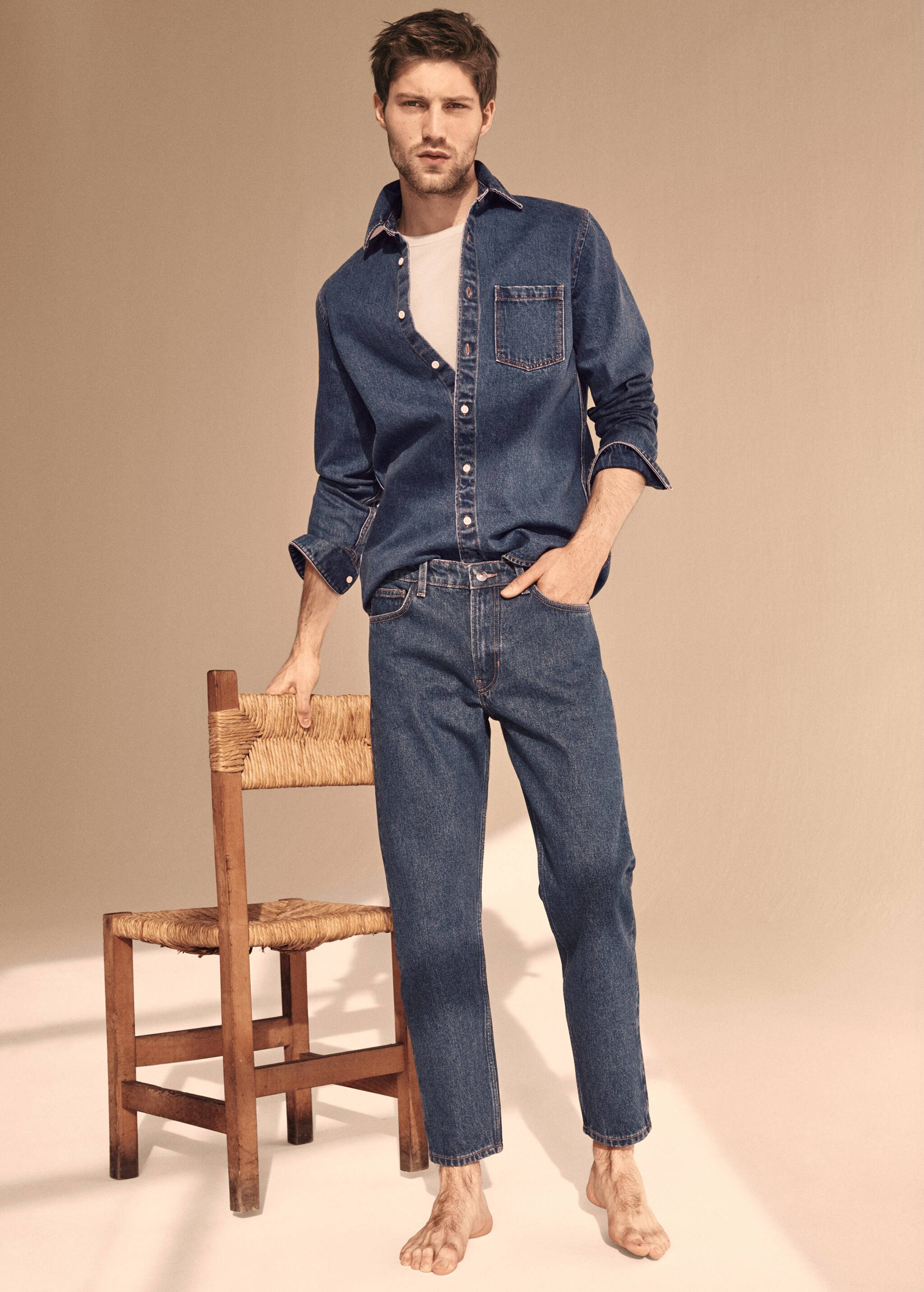 Jeans Ben tapered fit lavado oscuro - Detalle del artículo 6