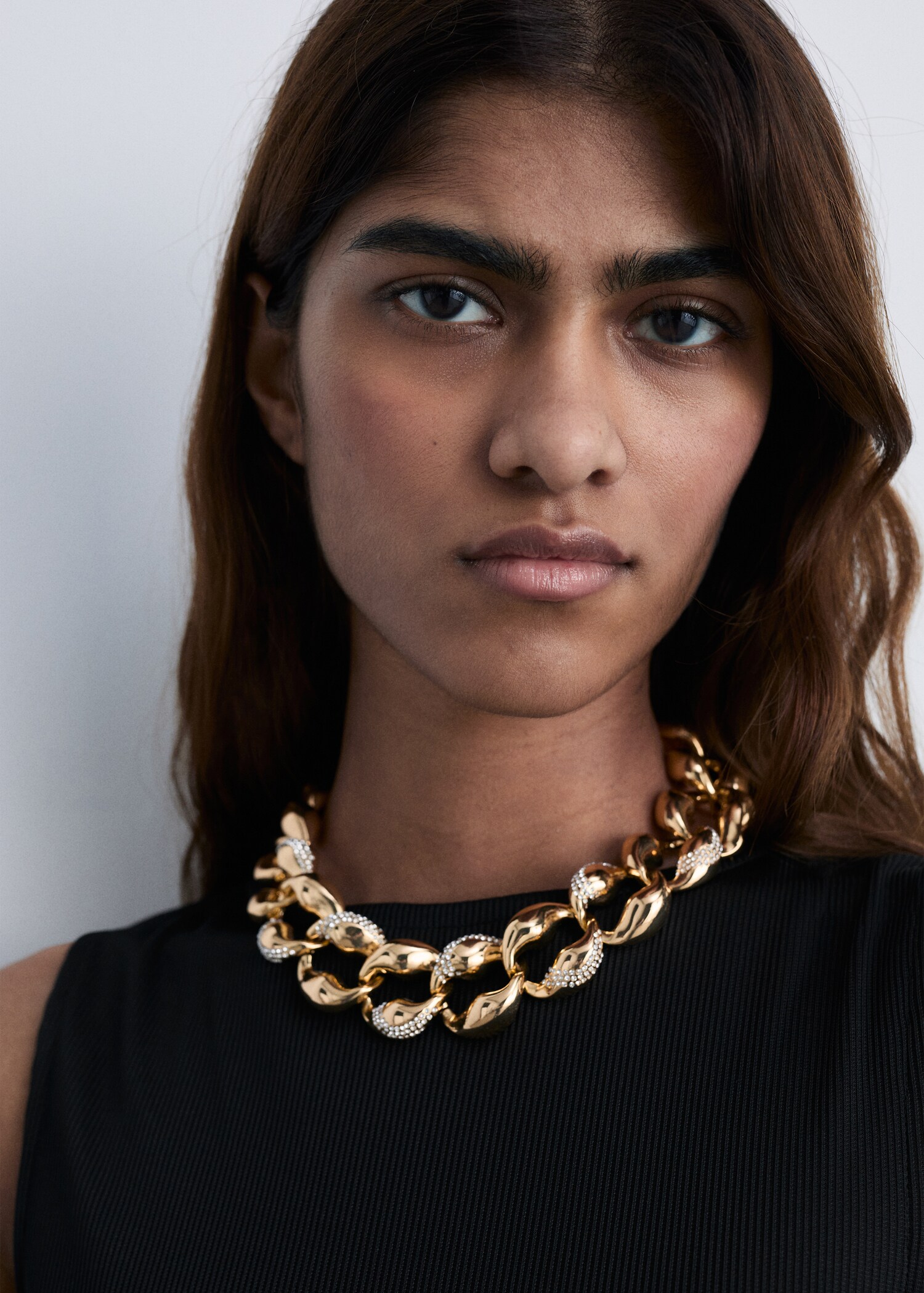 Pleated long dress - Details of the article 1