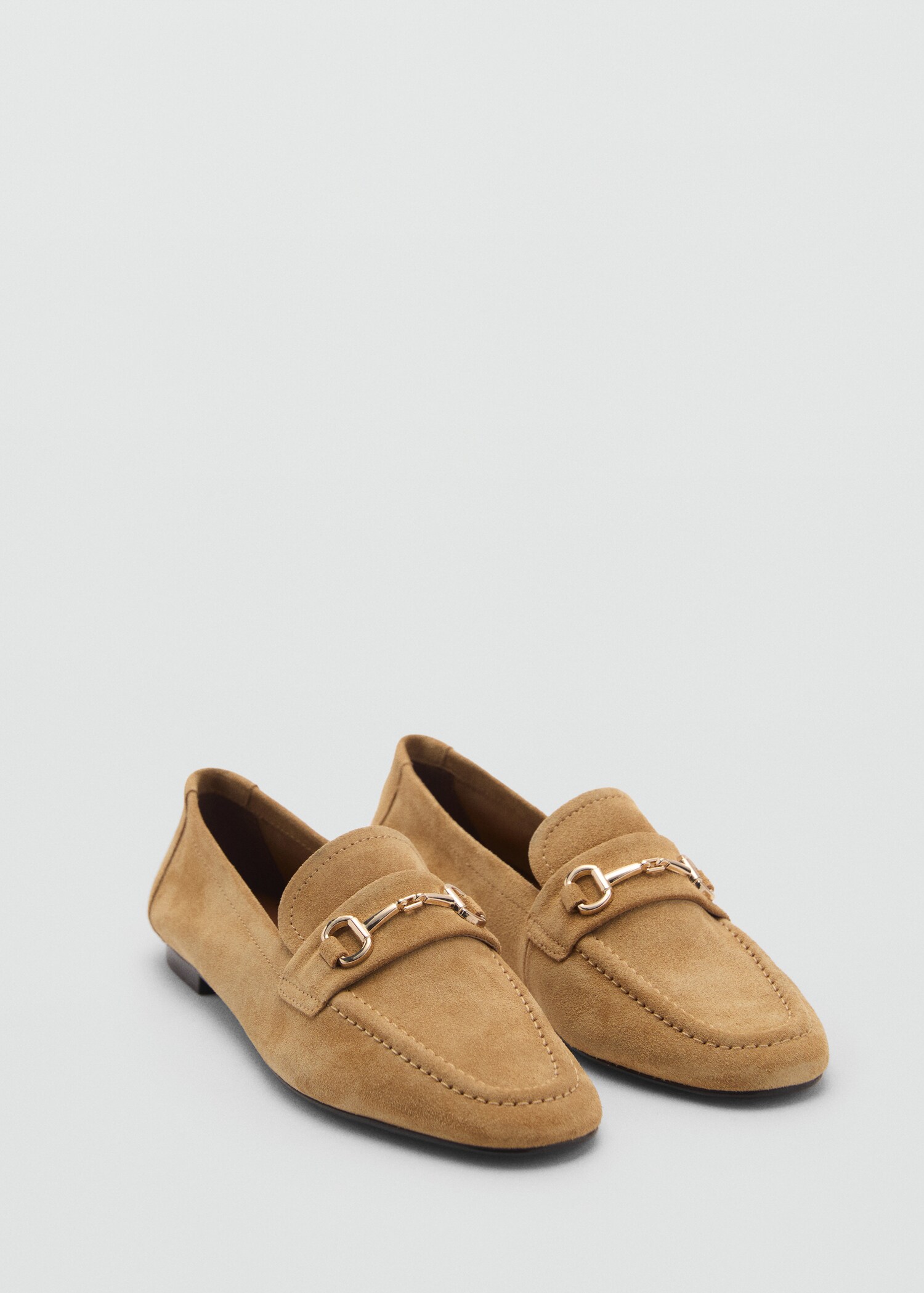 Buckle leather moccasins - Medium plane