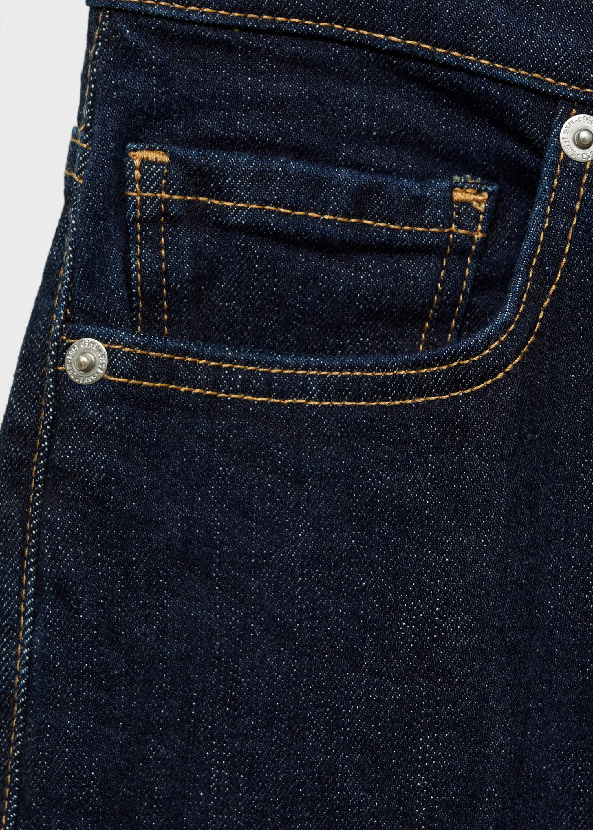 Flare jeans mid rise rinse wash - Details of the article 0, Open Blue. Ref: 87014074-00.