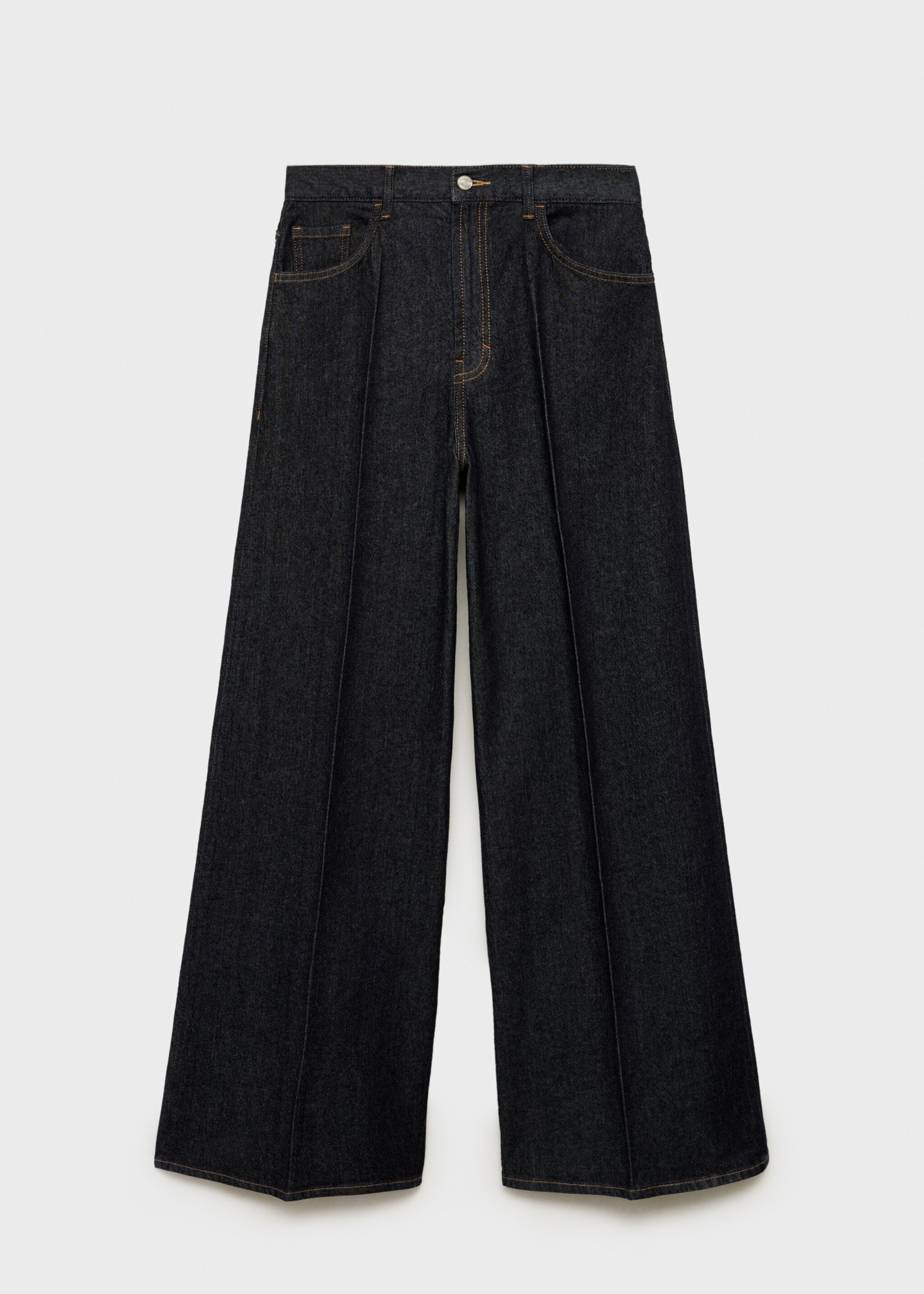 High-rise wide leg rinse-wash jeans - Article without model, Open Blue. Ref: 87014079-00.