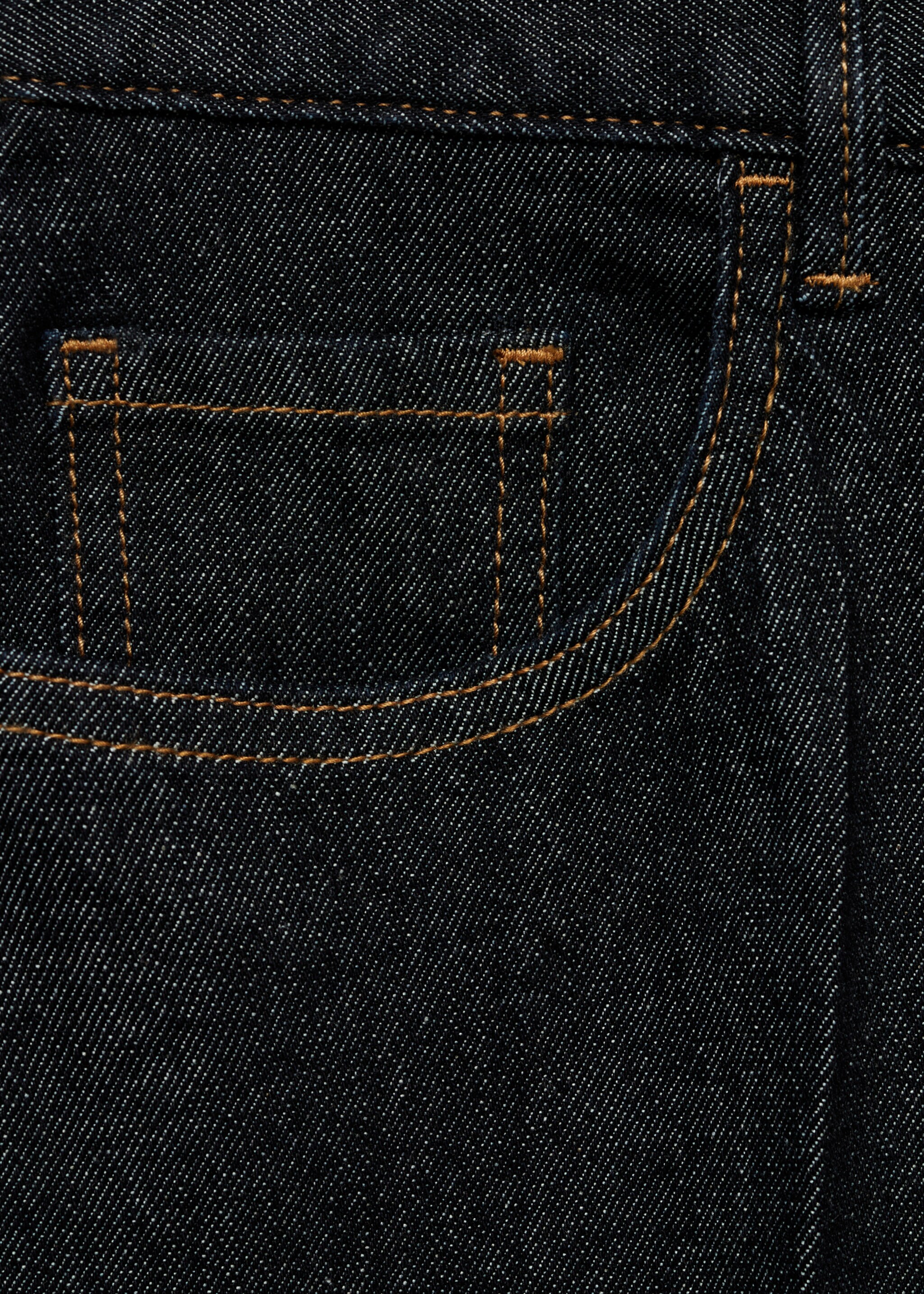 High-rise wide leg rinse-wash jeans - Details of the article 8, Open Blue. Ref: 87014079-00.