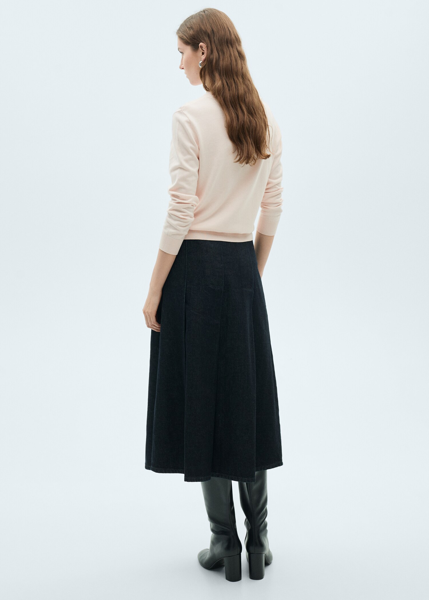 Strickpullover aus Seidengemisch - Rückseite des Artikels