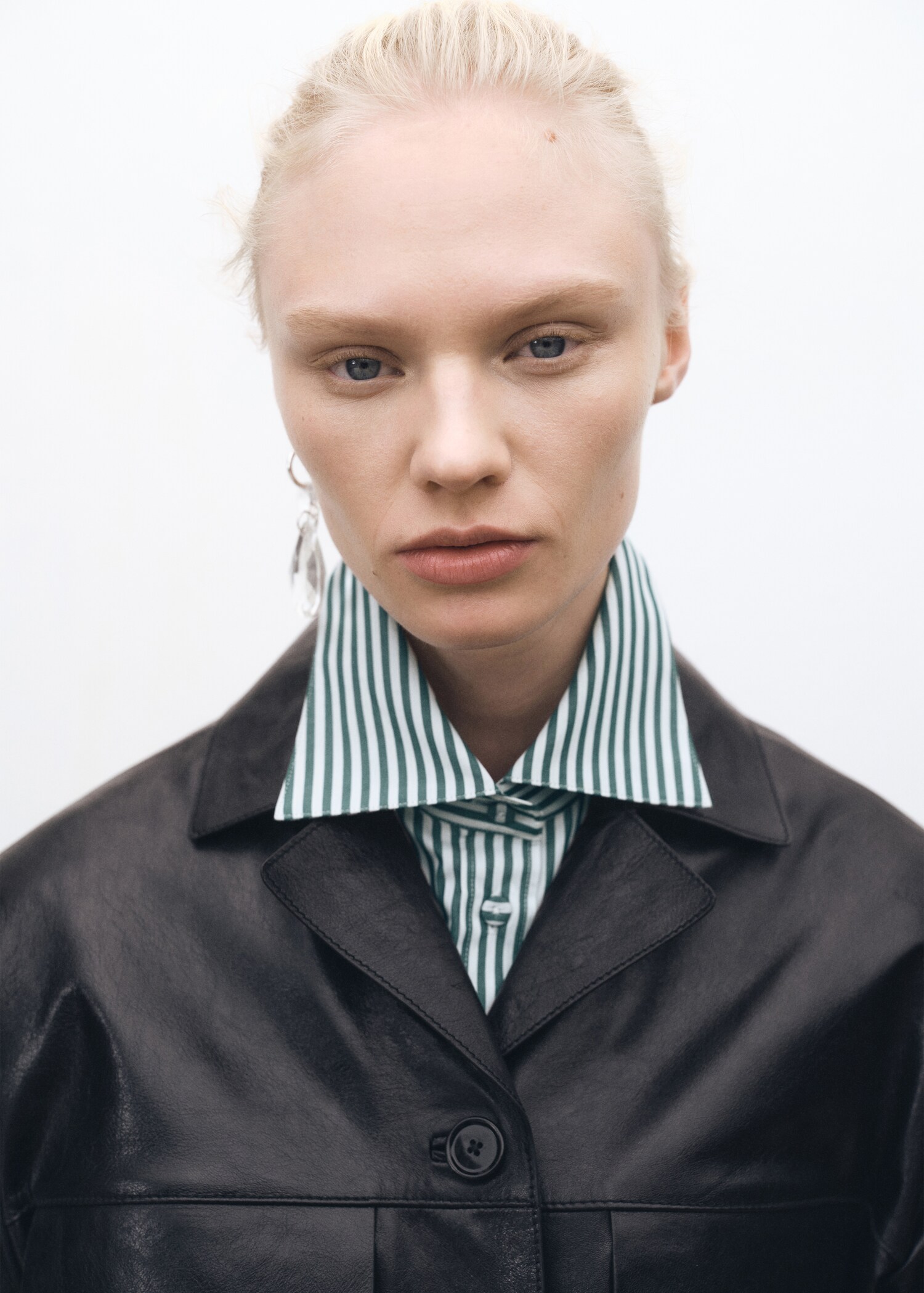 Chemise rayures manches courtes coton - Détail de l'article 2