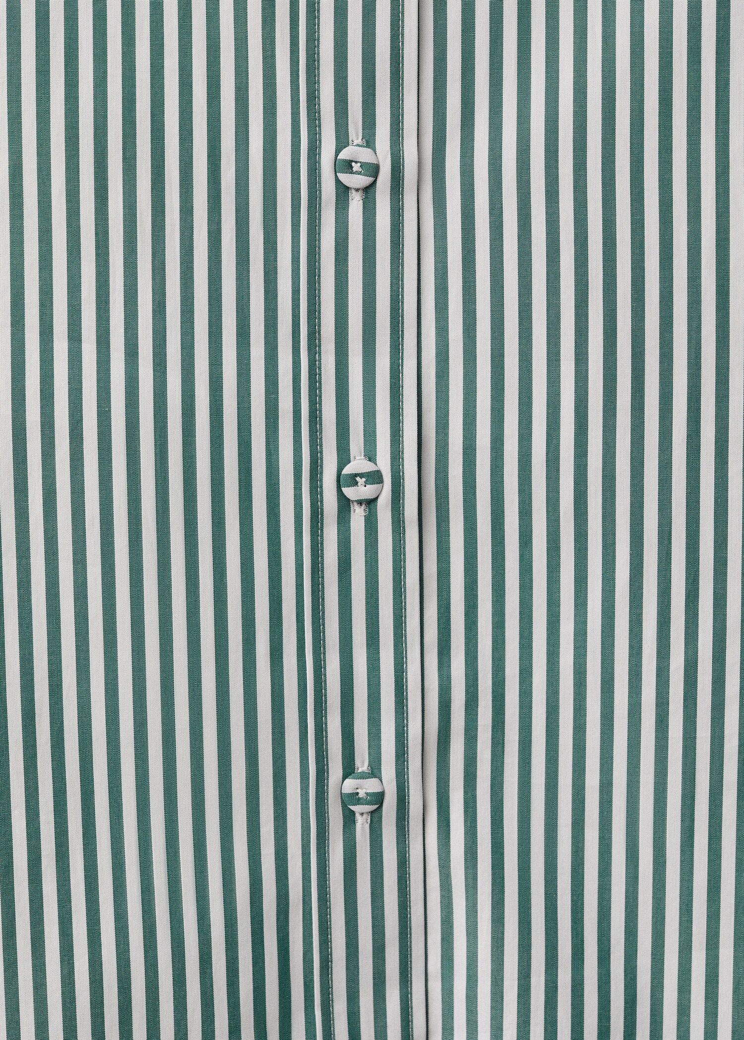 Chemise rayures manches courtes coton - Détail de l'article 8