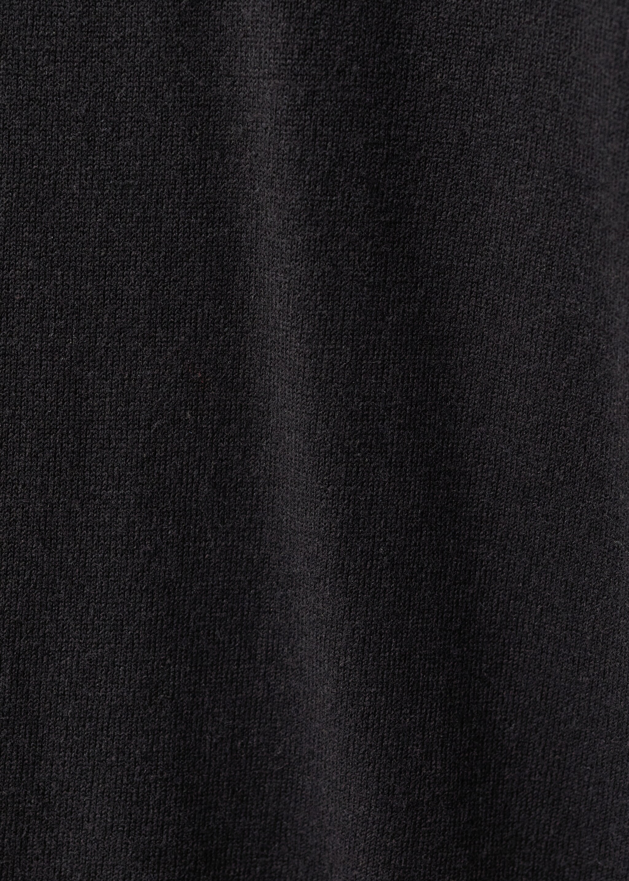 Rundhalspullover aus Wollgemisch - Detail des Artikels 8, Schwarz. Ref: 87014090-00.