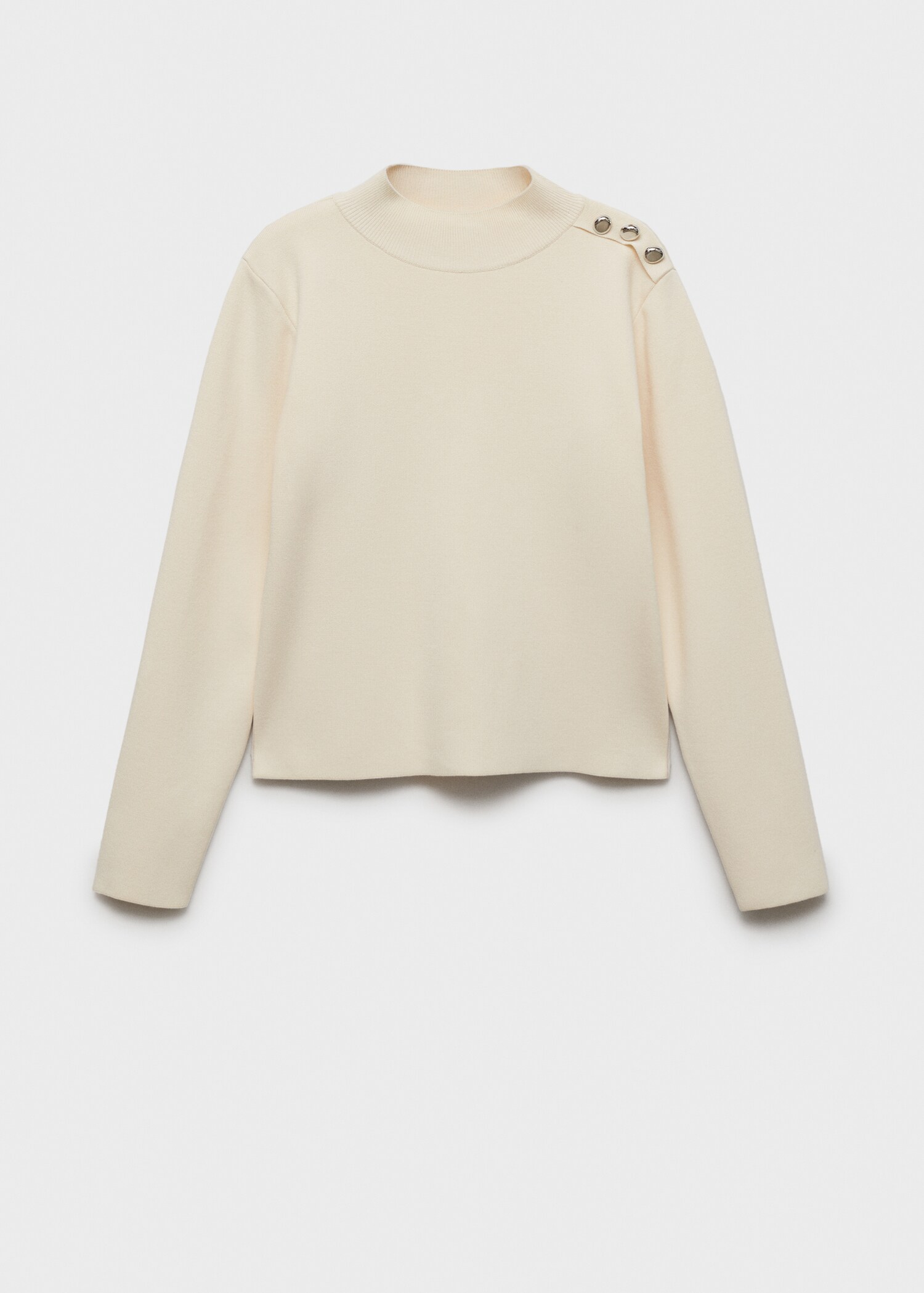 Buttons detail knit sweater - Article without model