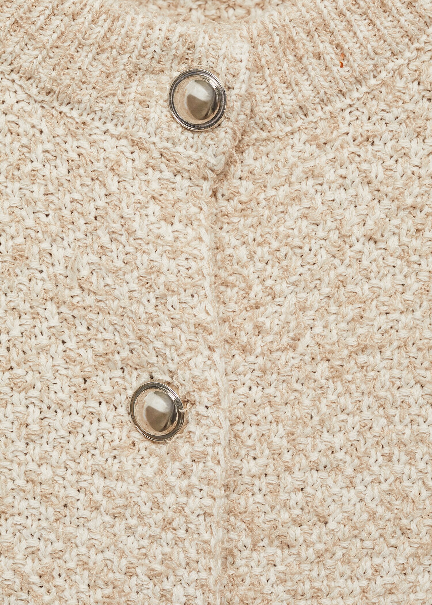 Grobstrickjacke mit Knöpfen - Detail des Artikels 8