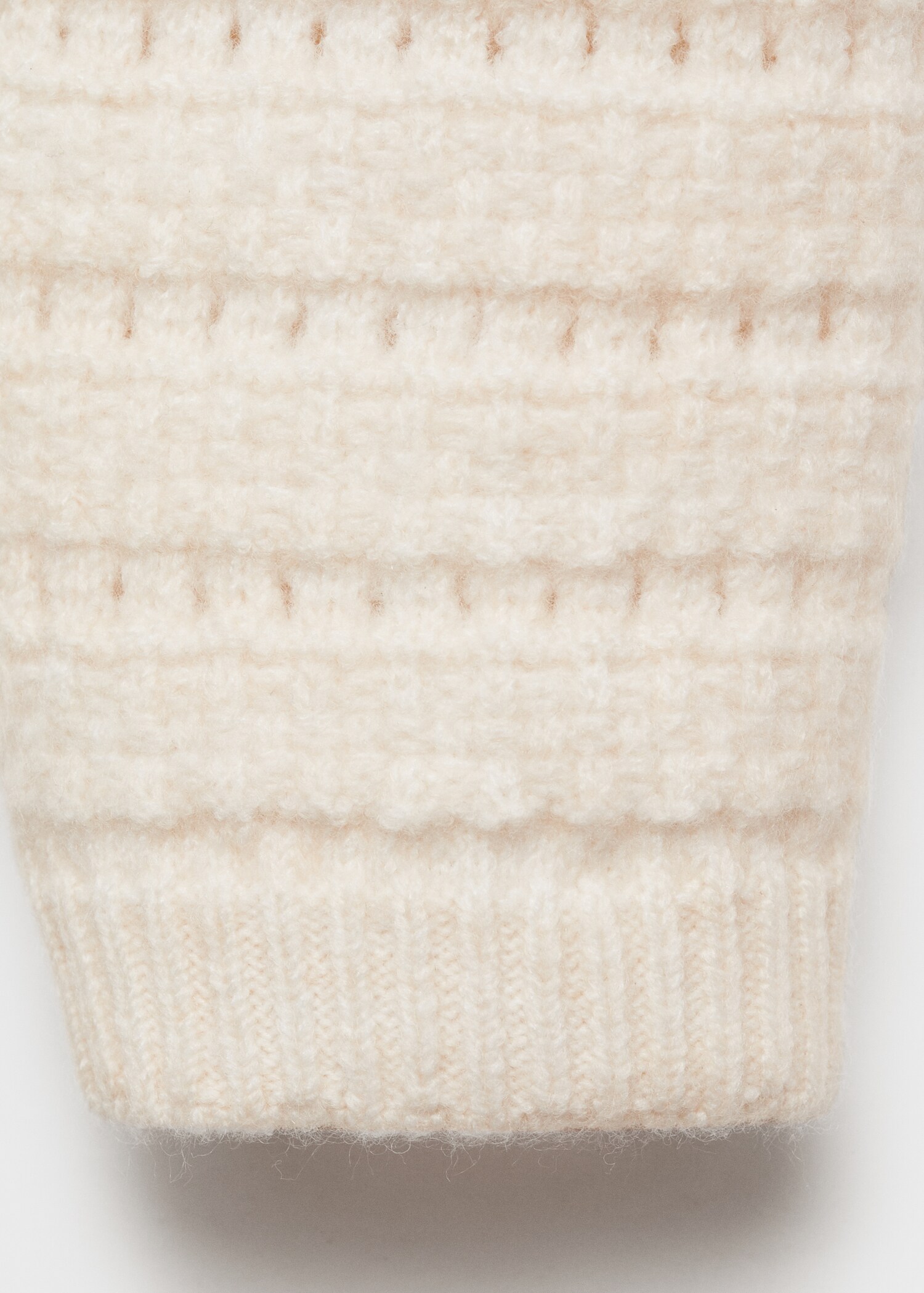 Knitted jacket with openwork details - Details of the article 0