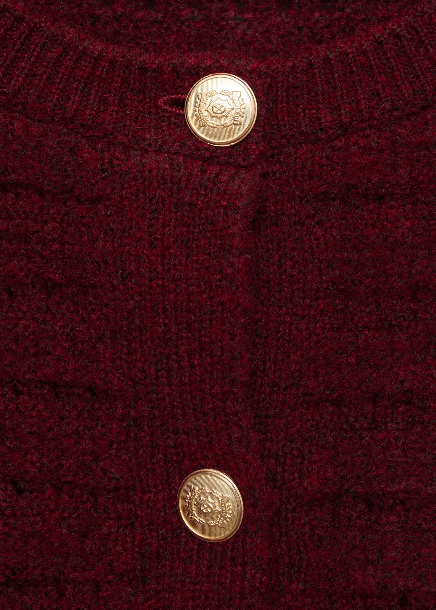 Knitted jacket with openwork details - Details of the article 8