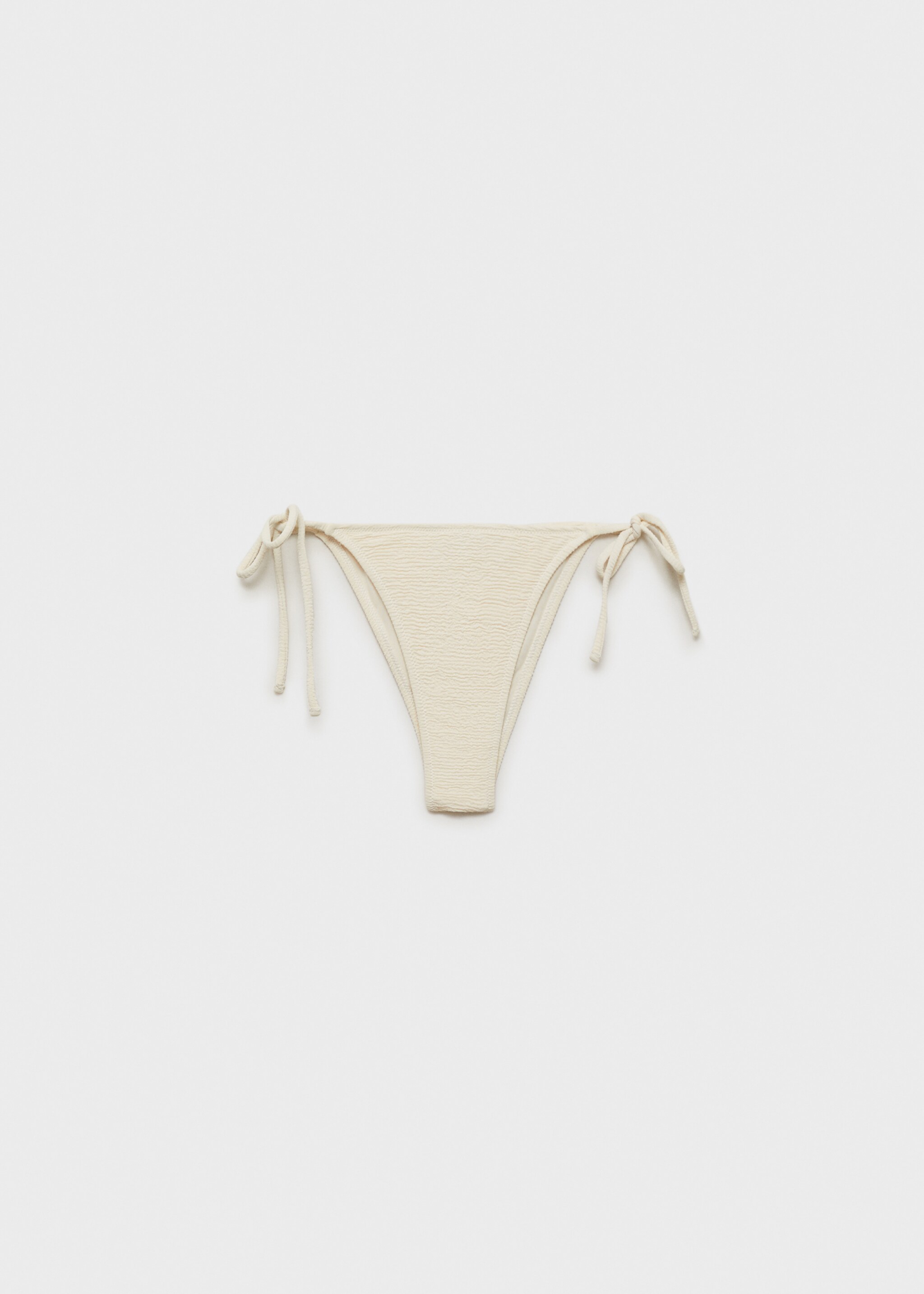 Culotte bikini nœuds - Article sans modèle, Écru. Ref: 87014395-00.