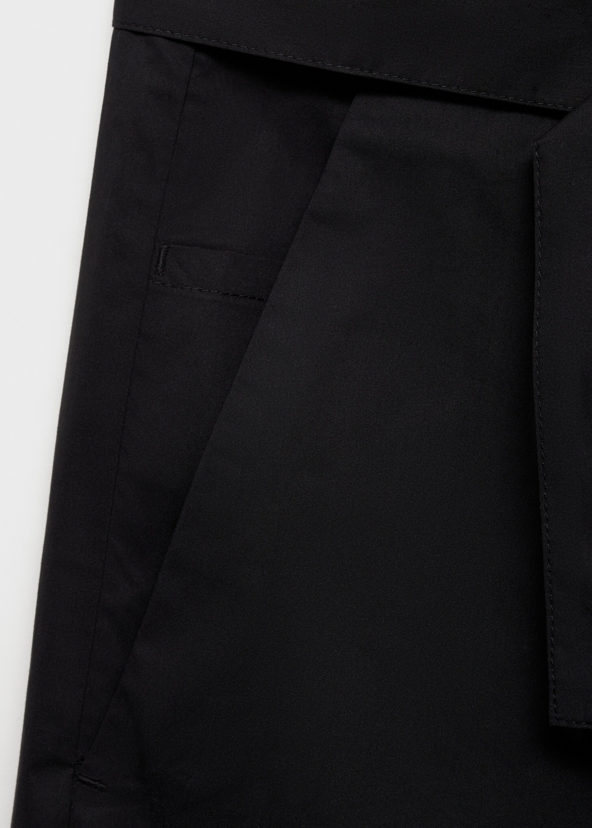 Relaxed-fit technical trousers - Details of the article 8, Black. Ref: 87014398-00.