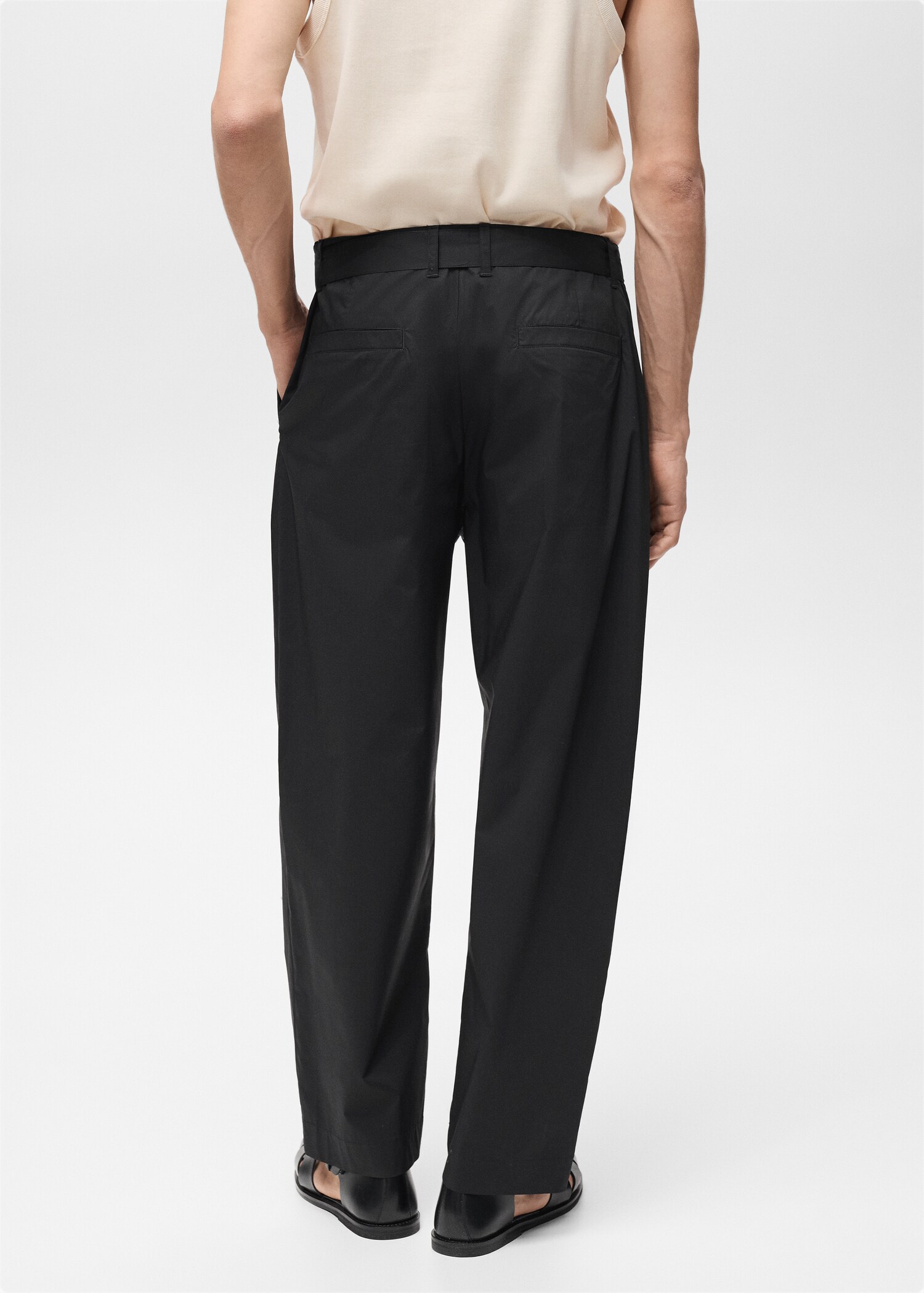 Relaxed-fit technical trousers - Reverse of the article