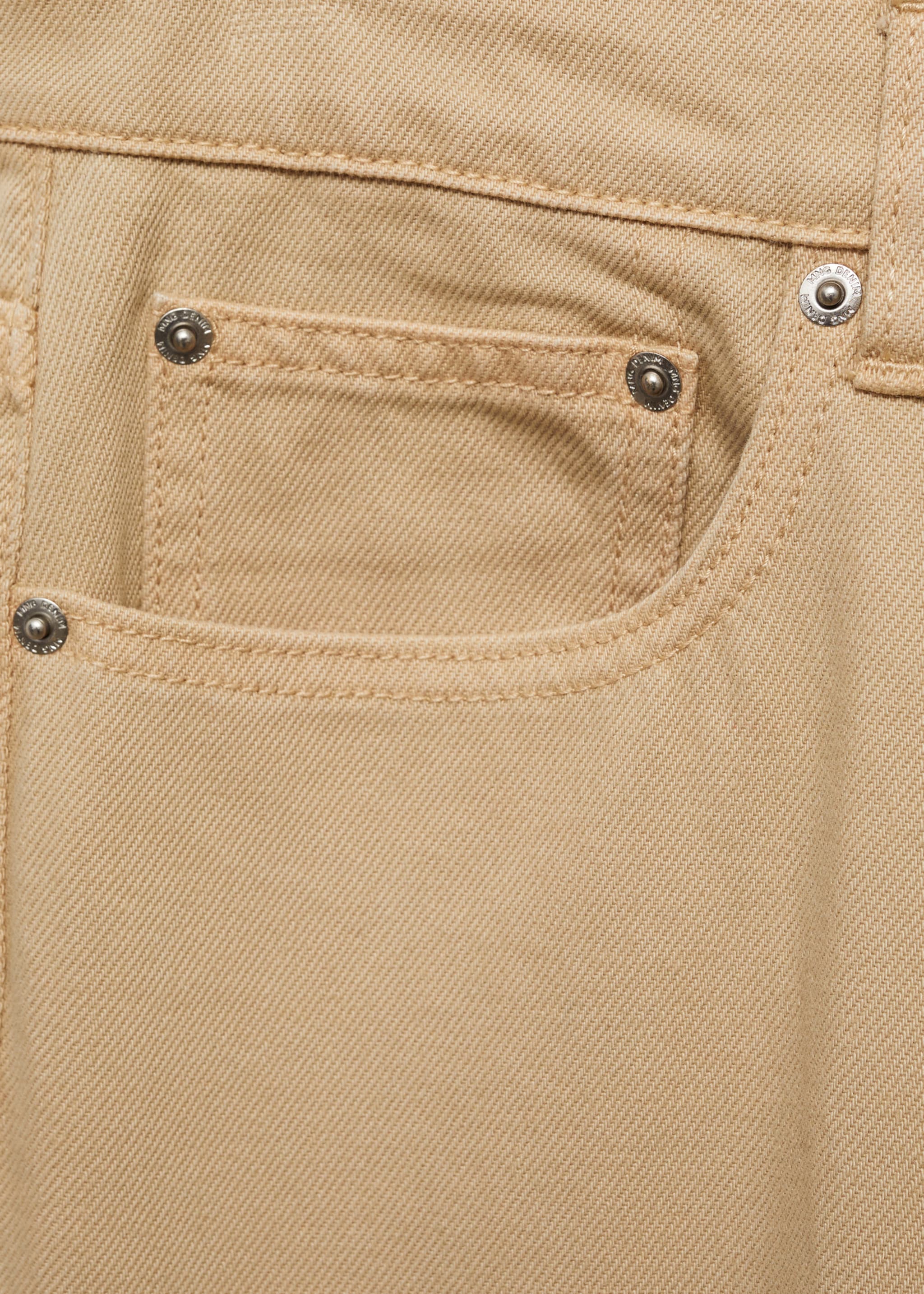 Bob regular-fit jeans - Details of the article 0, Beige. Ref: 87014401-00.