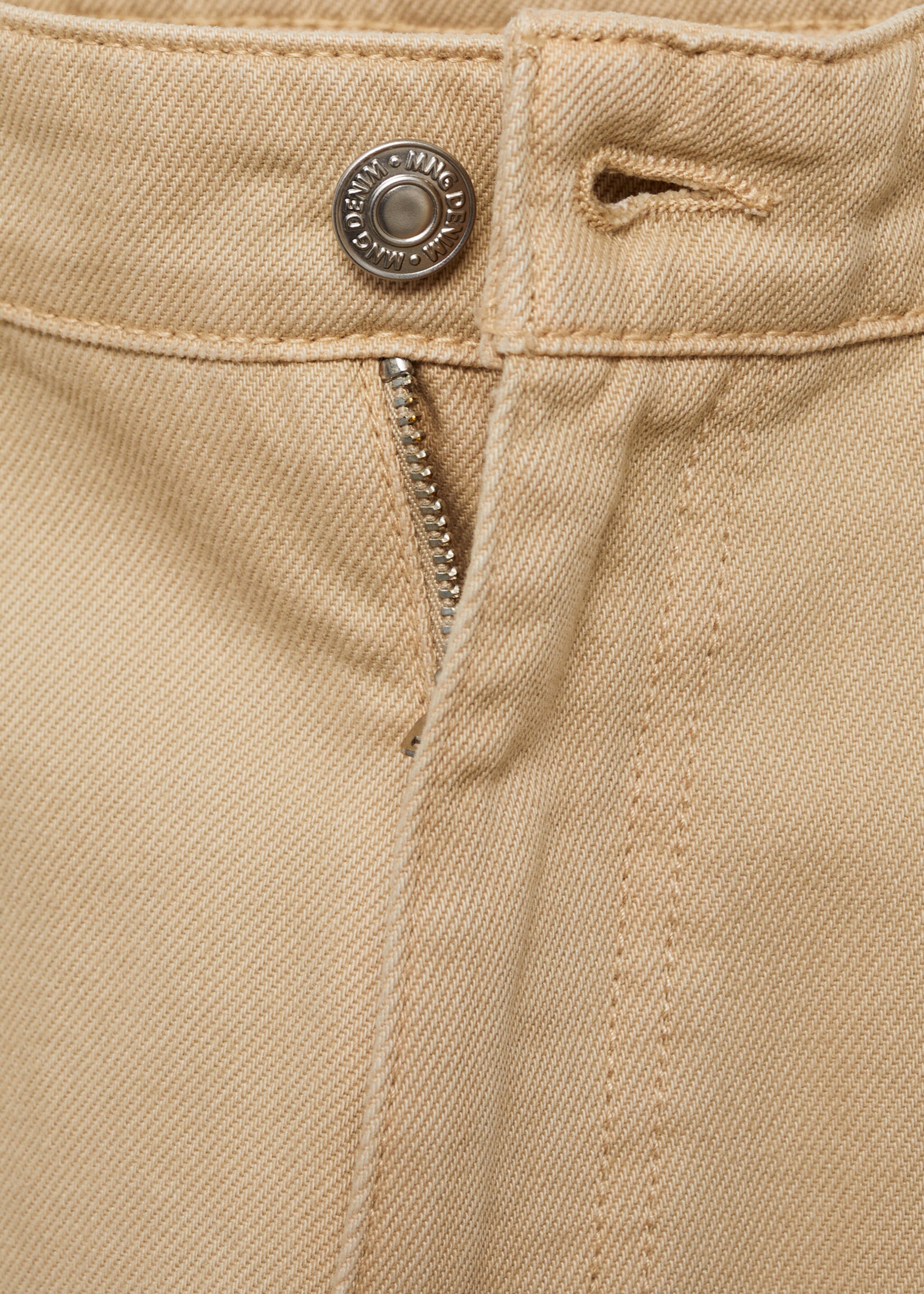 Bob regular-fit jeans - Details of the article 8, Beige. Ref: 87014401-00.