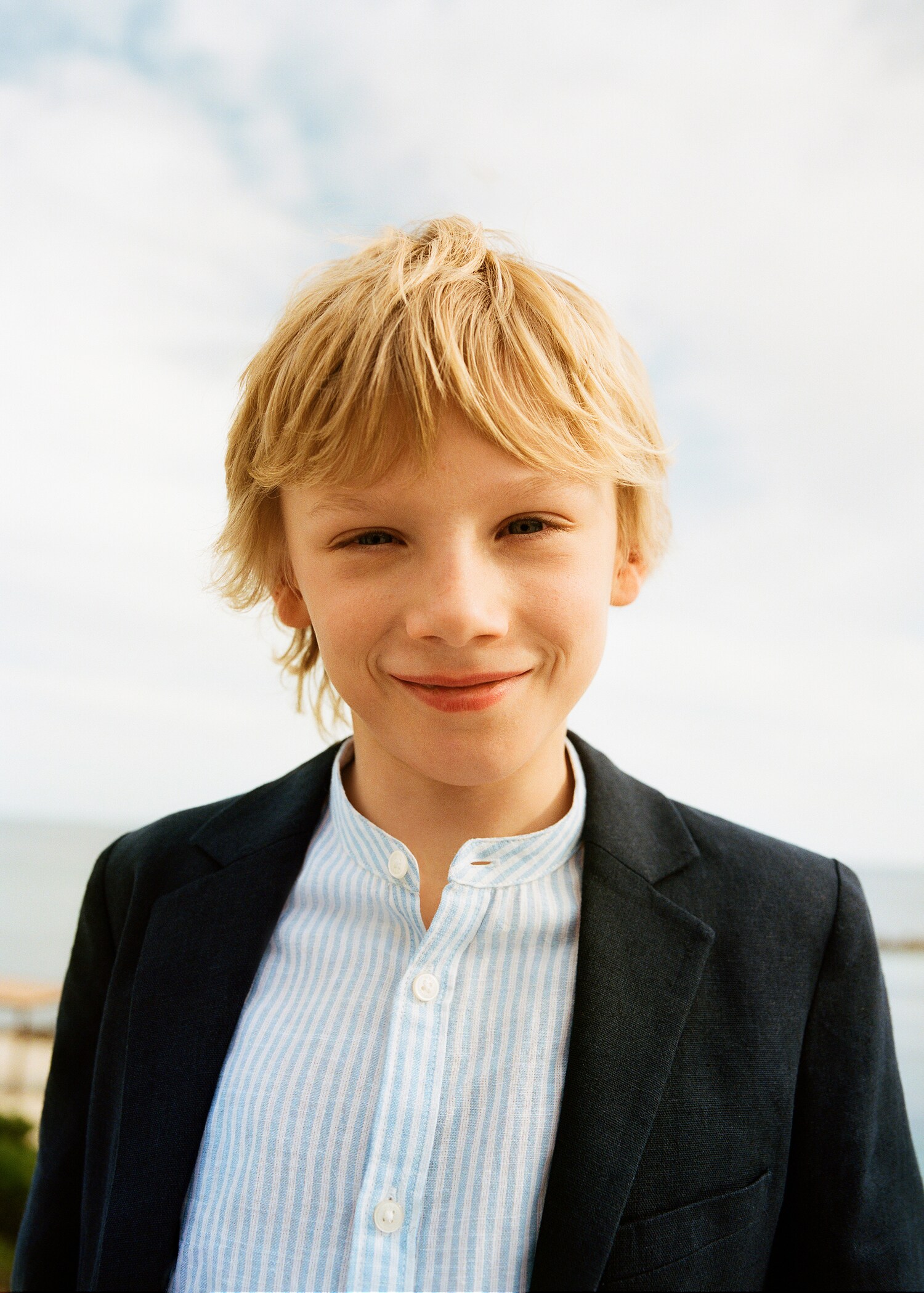 Striped cotton linen shirt - Details of the article 5