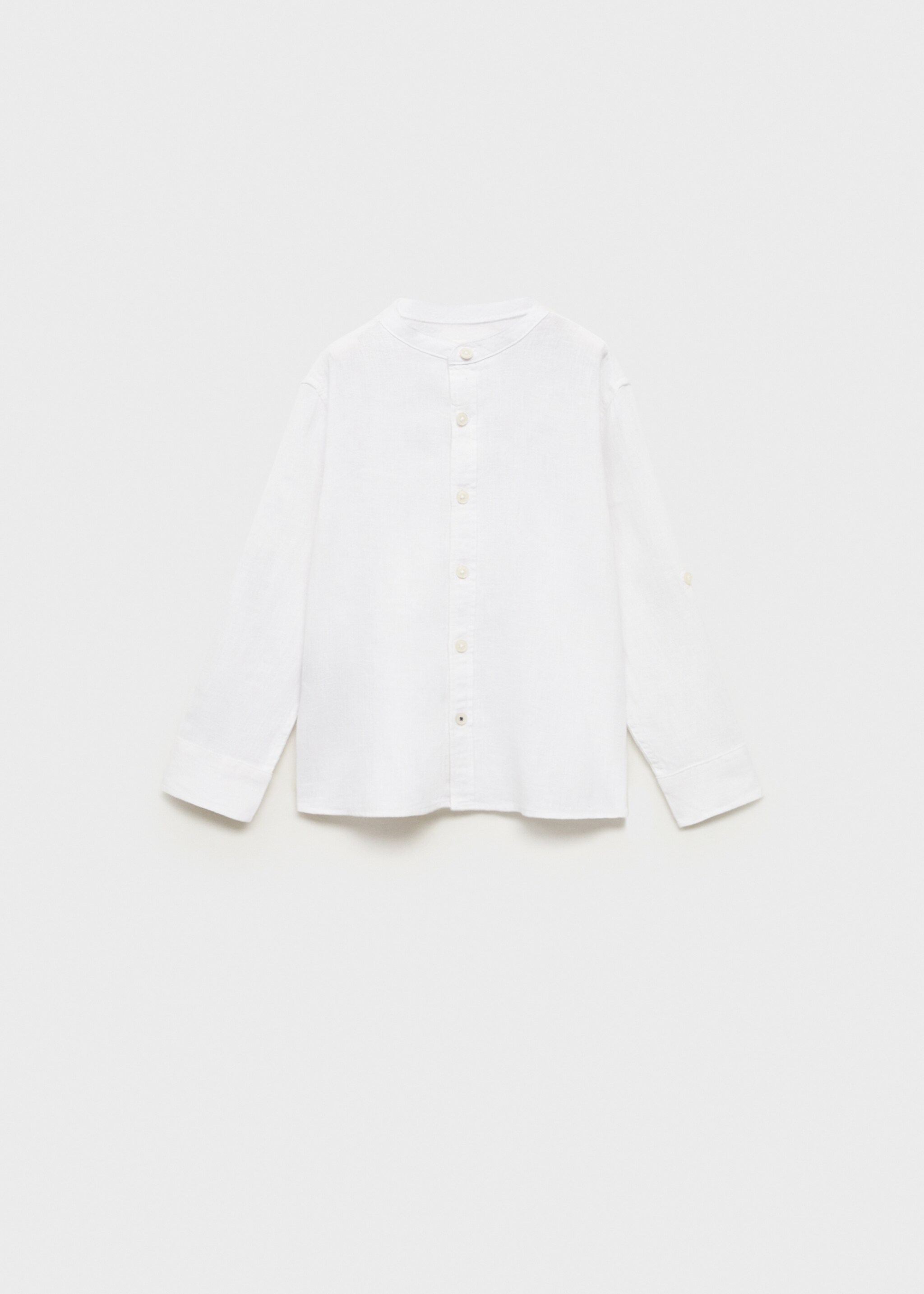 Camisa lli coll mao - Article sense model, Blanc. Ref: 87014405-00.