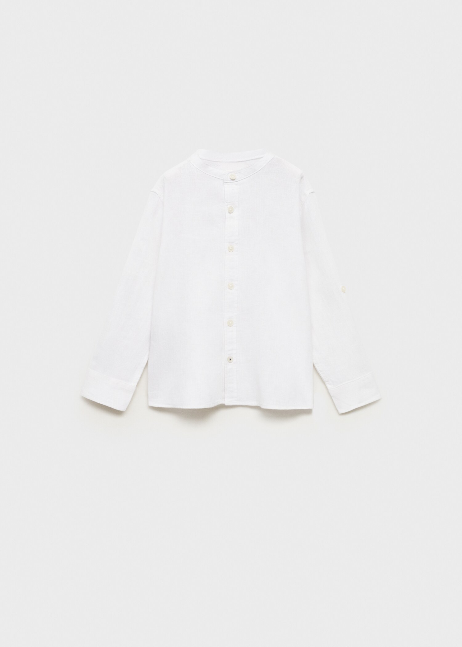 Chemise lin col mao - Article sans modèle