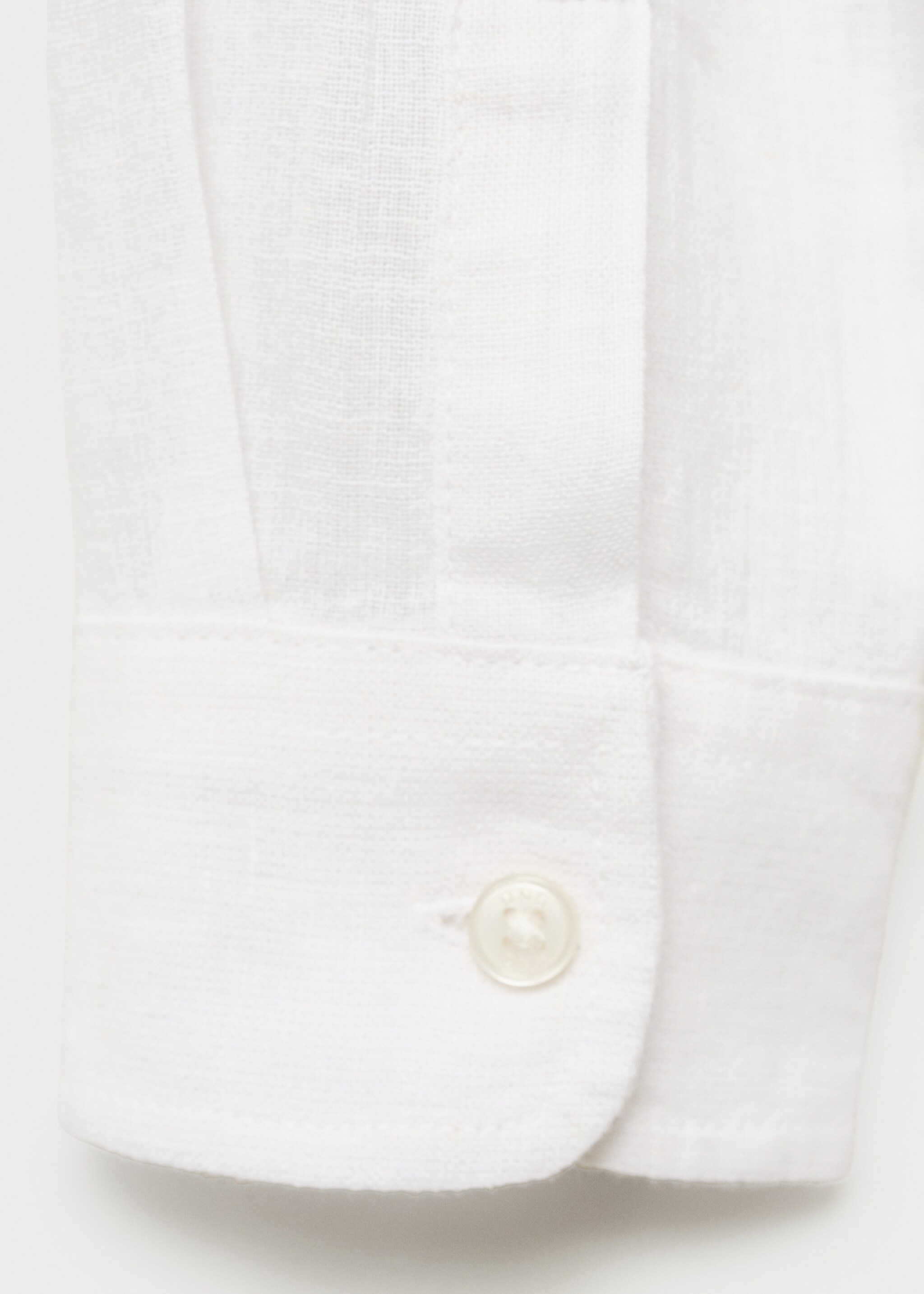 Camisa lli coll mao - Detall de l'article 0, Blanc. Ref: 87014405-00.