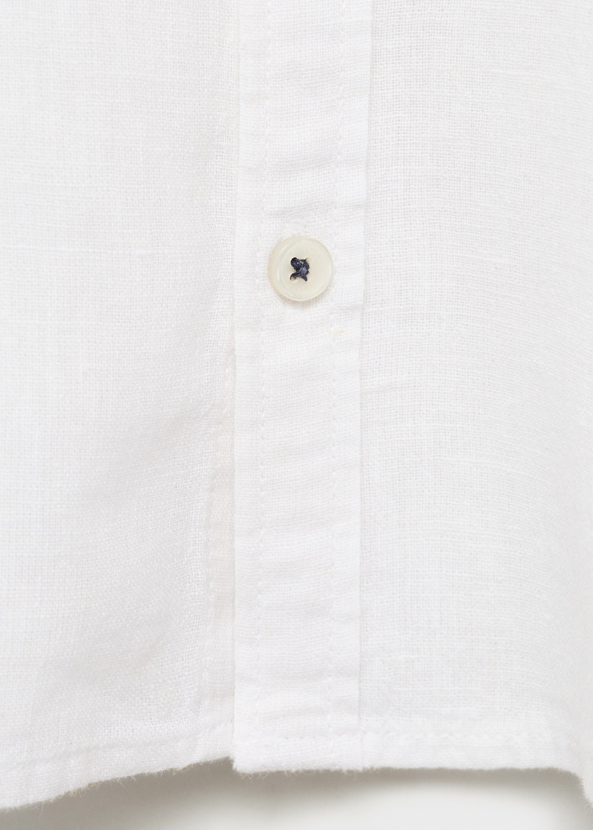 Camisa lli coll mao - Detall de l'article 8, Blanc. Ref: 87014405-00.