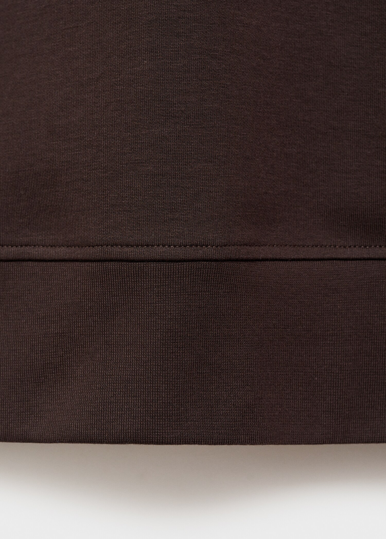 Sweatshirt i bomull med dragkedja och normal passform - Detaljer om artikeln 0