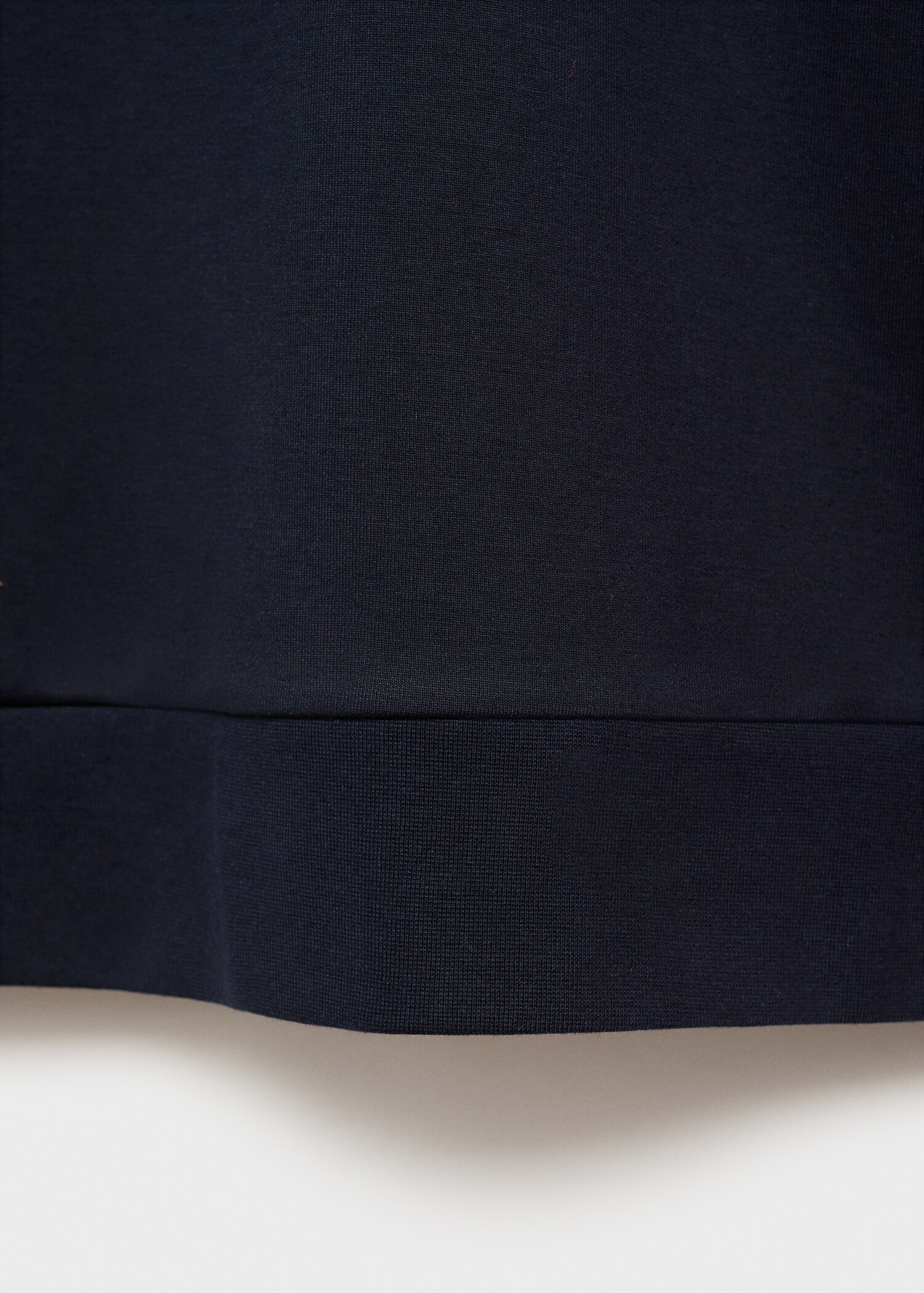 Sweatshirt i bomull med dragkedja och normal passform - Detaljer om artikeln 0