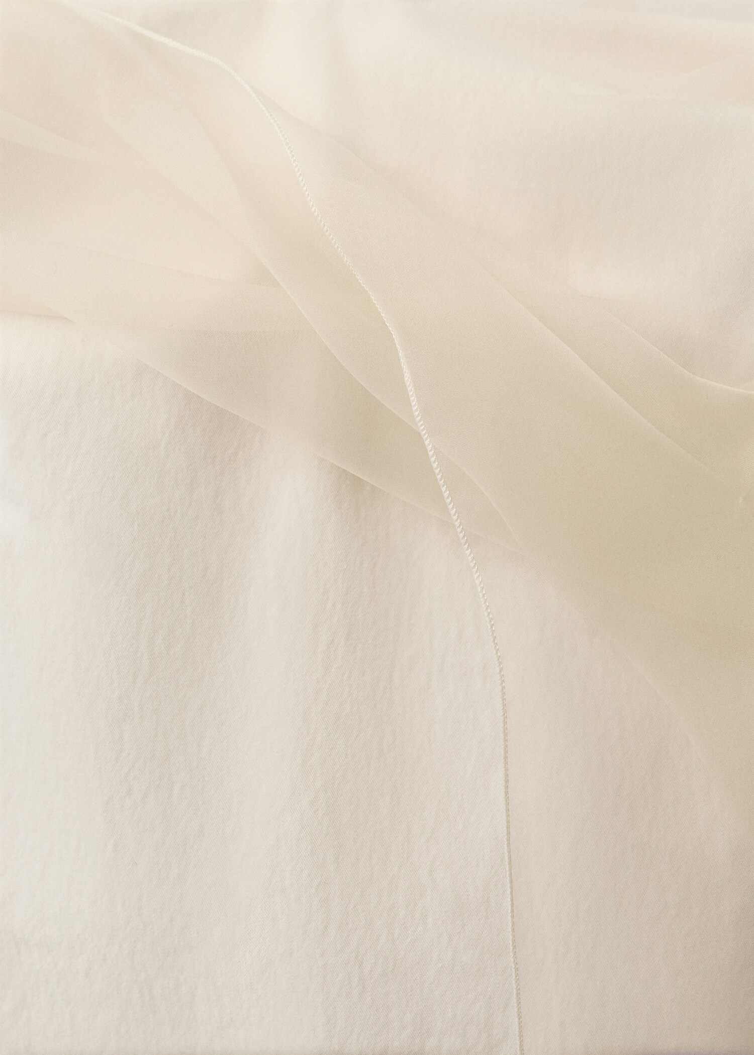 Vestido corto combinado gasa - Detalle del artículo 8