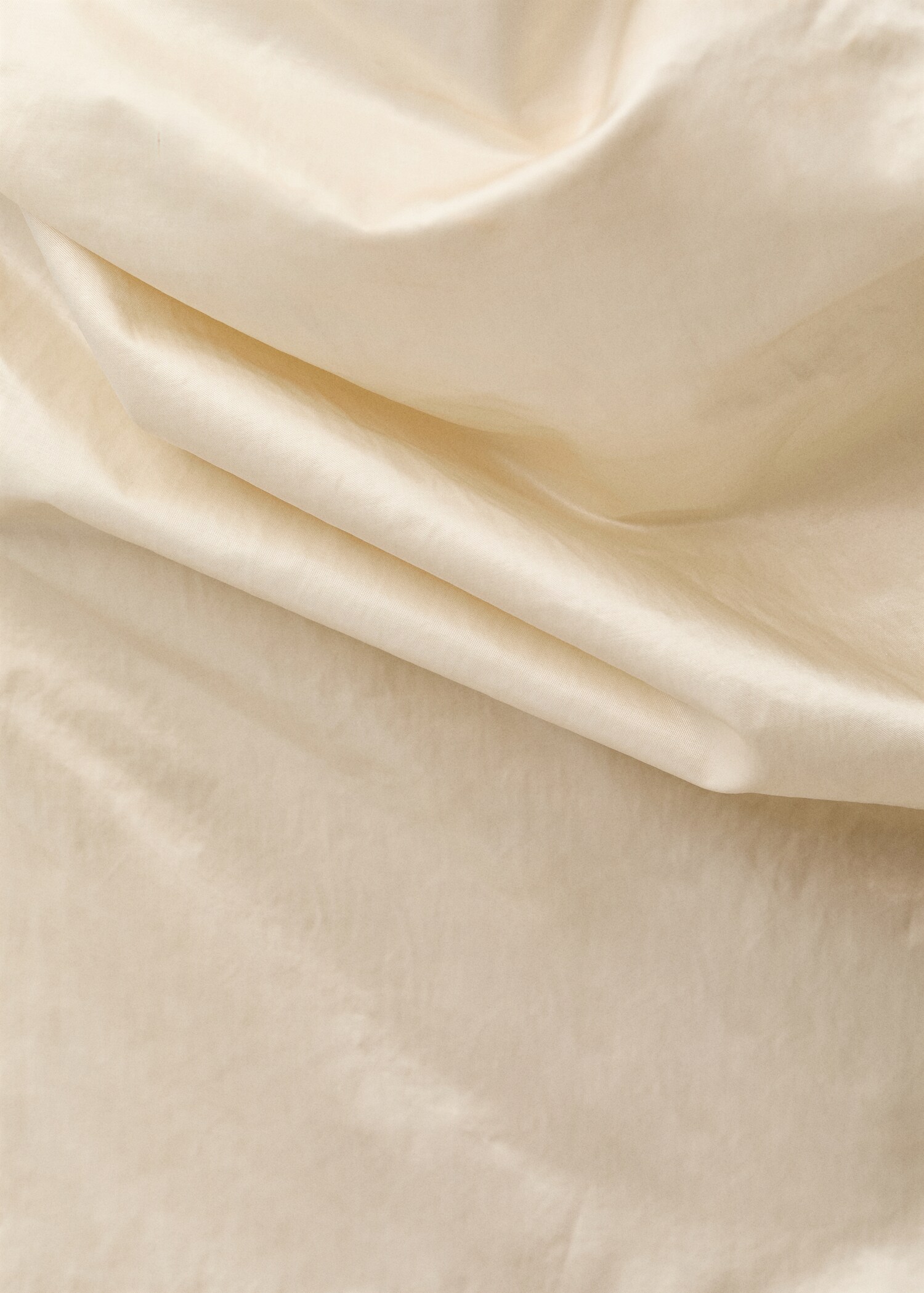 Vestido algodón cuello drapeado - Detalle del artículo 8