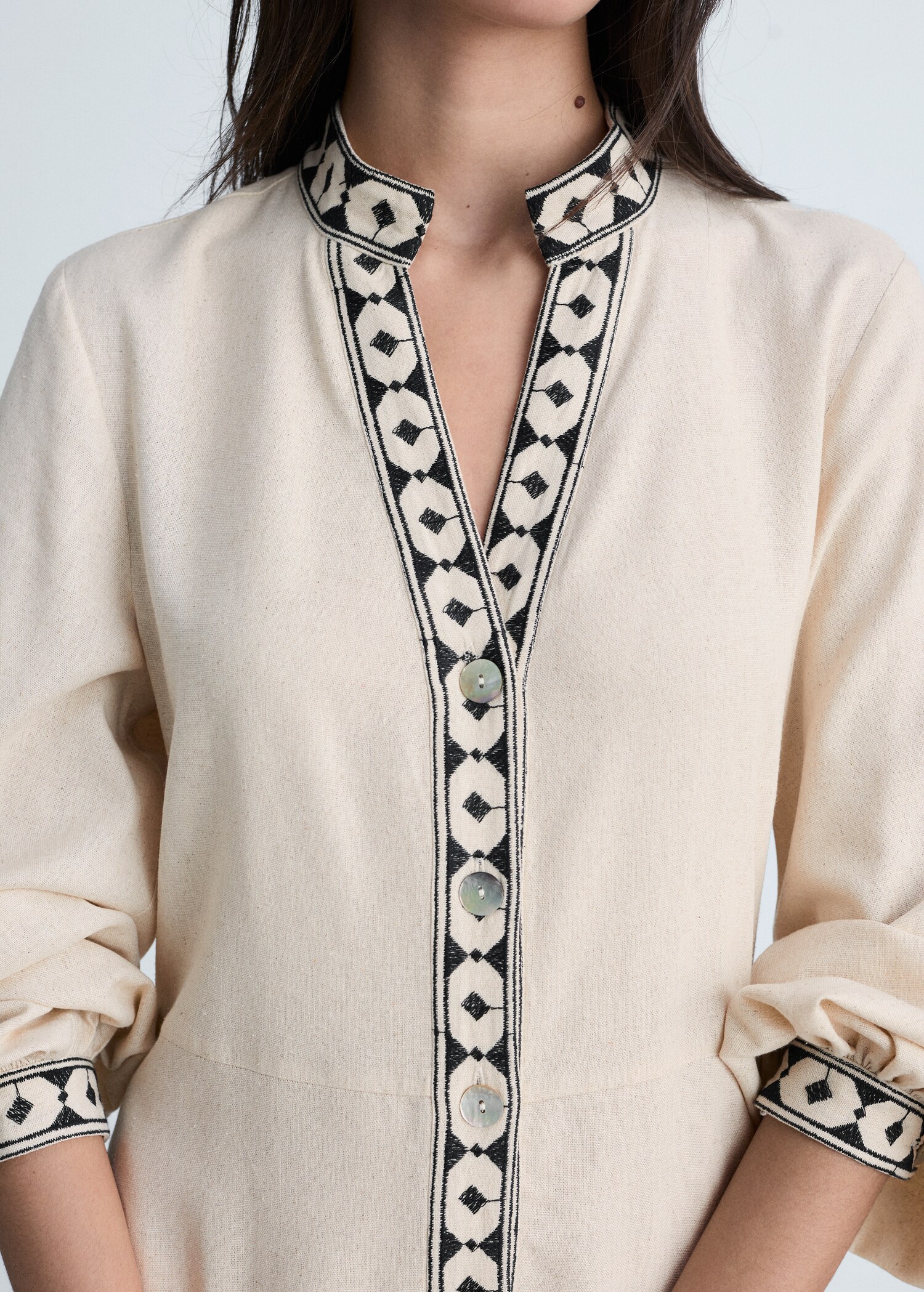 Openwork cotton dress - Details of the article 6