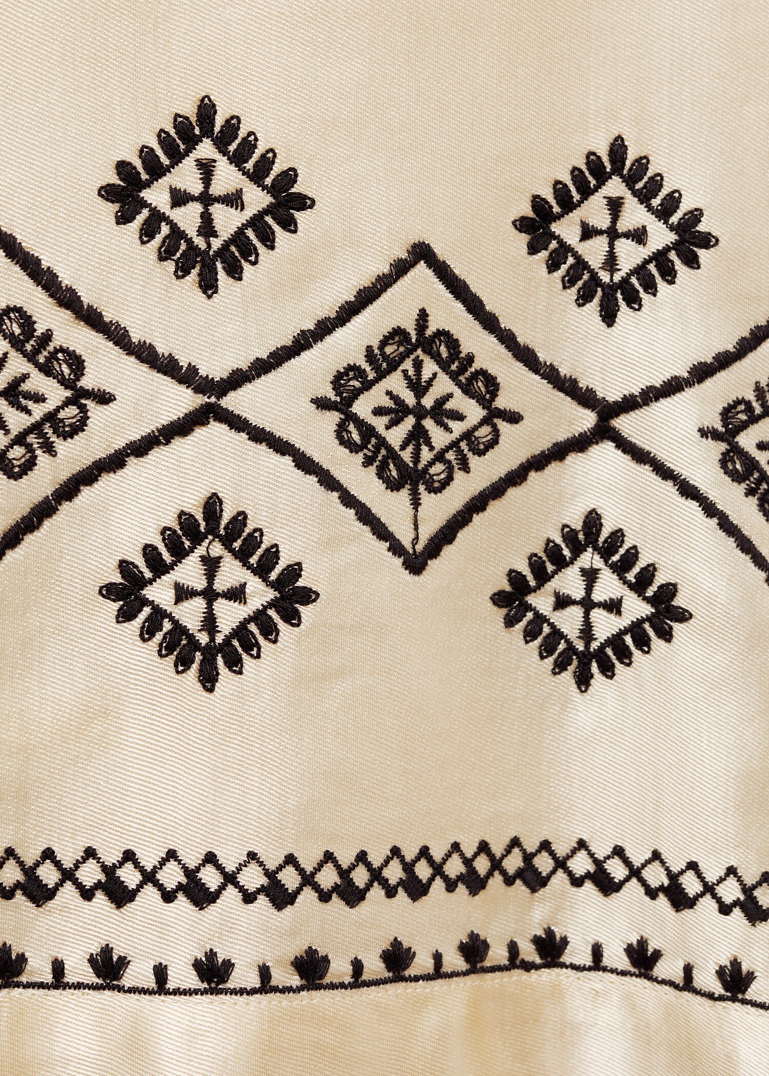 Wideleg-Hose mit besticktem Saum - Detail des Artikels 8