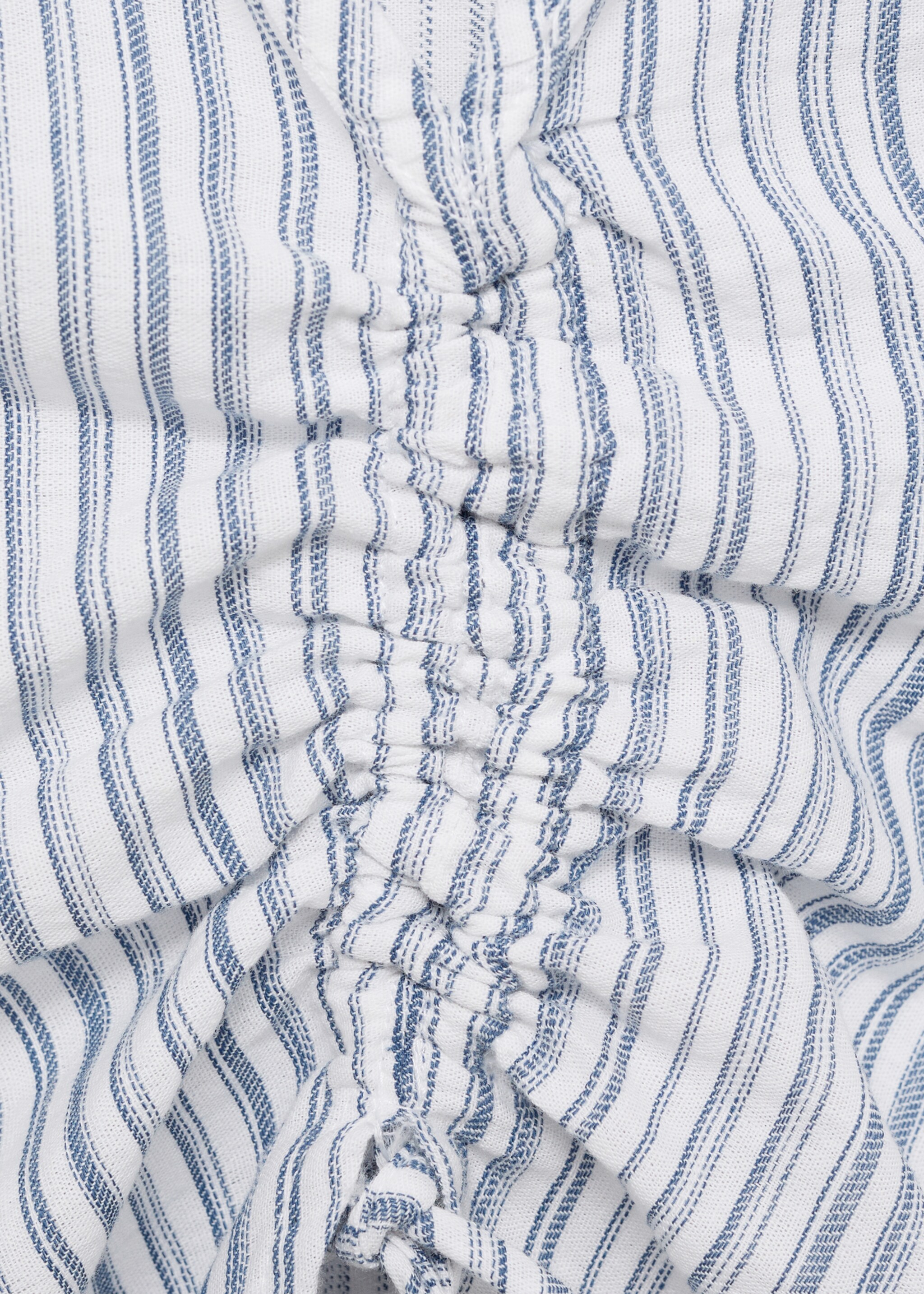 Blouse détail froncé - Détail de l'article 0, Bleu ciel. Ref: 87014791-00.