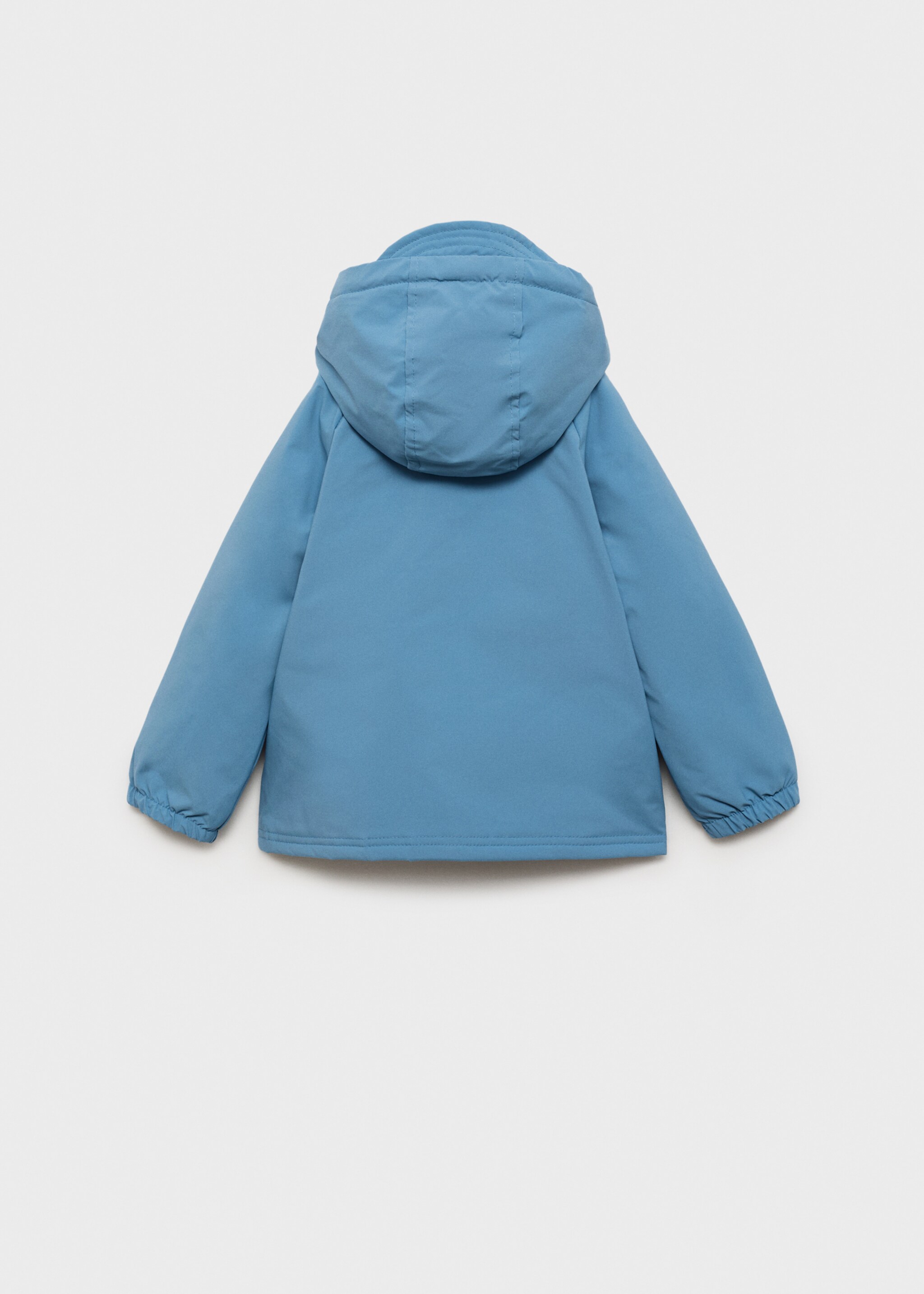 Quilted lining waterproof parka - Reverse of the article, Blue. Ref: 87014792-00.