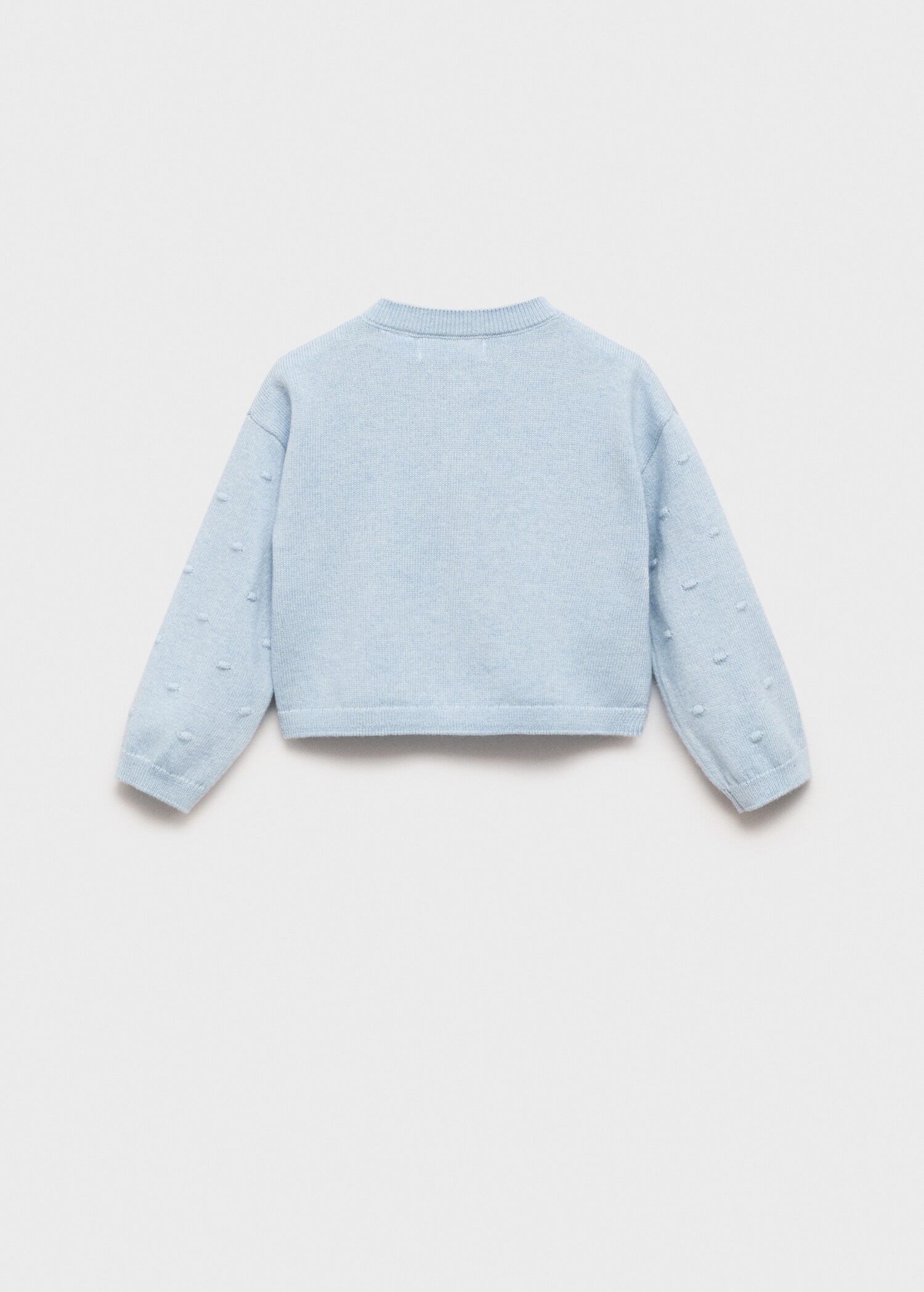 Cárdigan punto bordado - Reverso del artículo