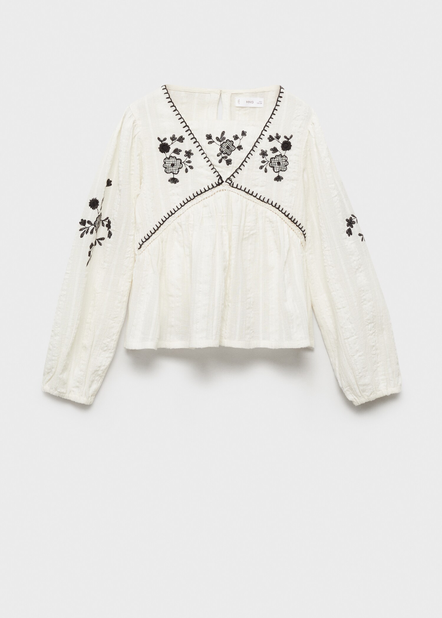 Embroidered details blouse - Article without model