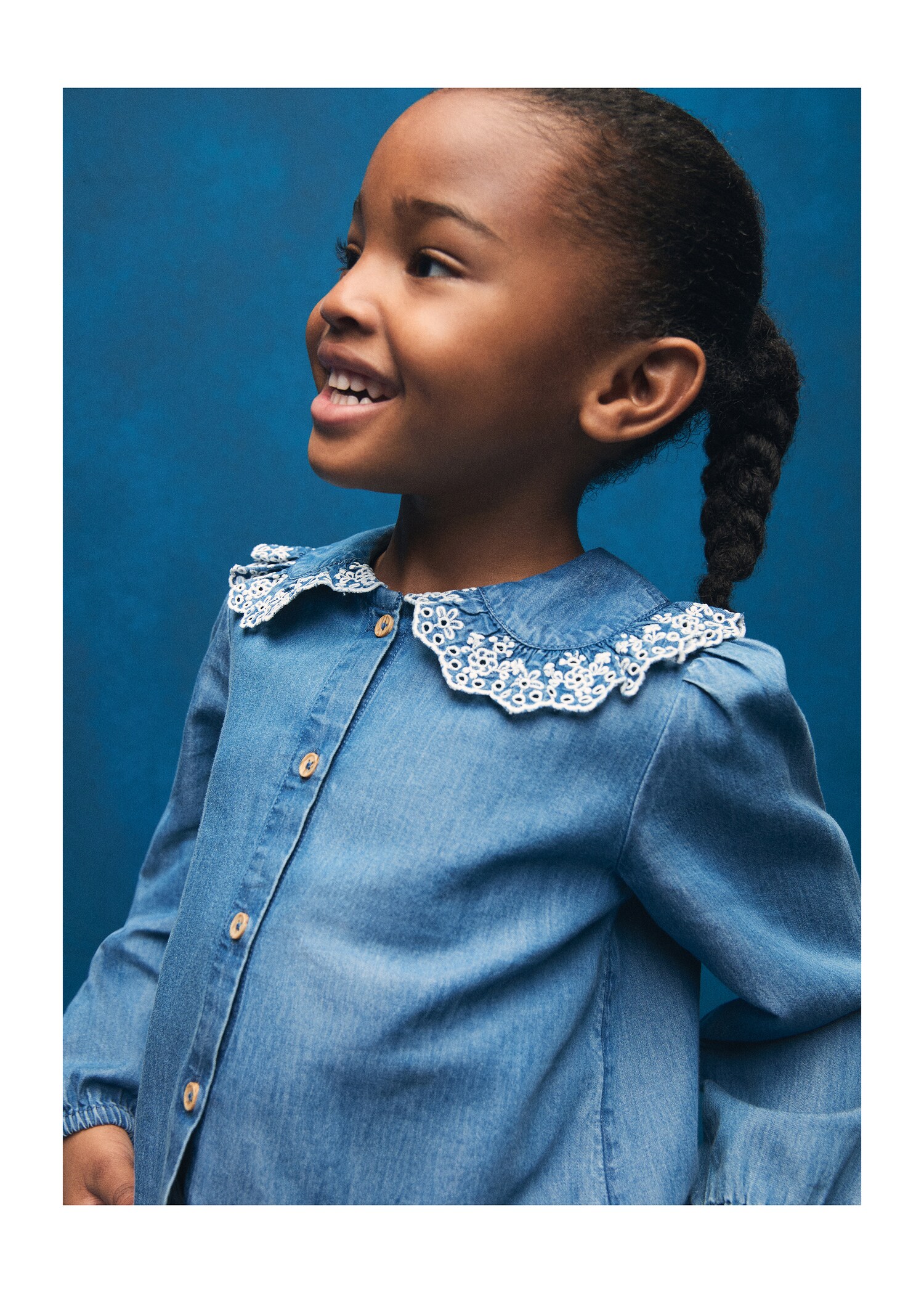 Blouse jean coton - Détail de l'article 5