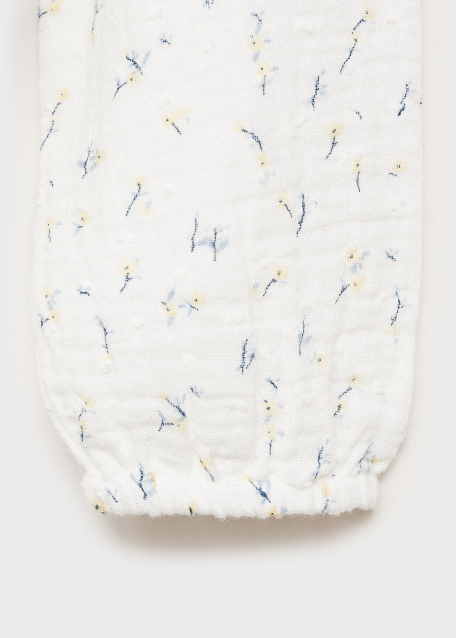 Baumwollbluse mit Blumenmuster - Detail des Artikels 0