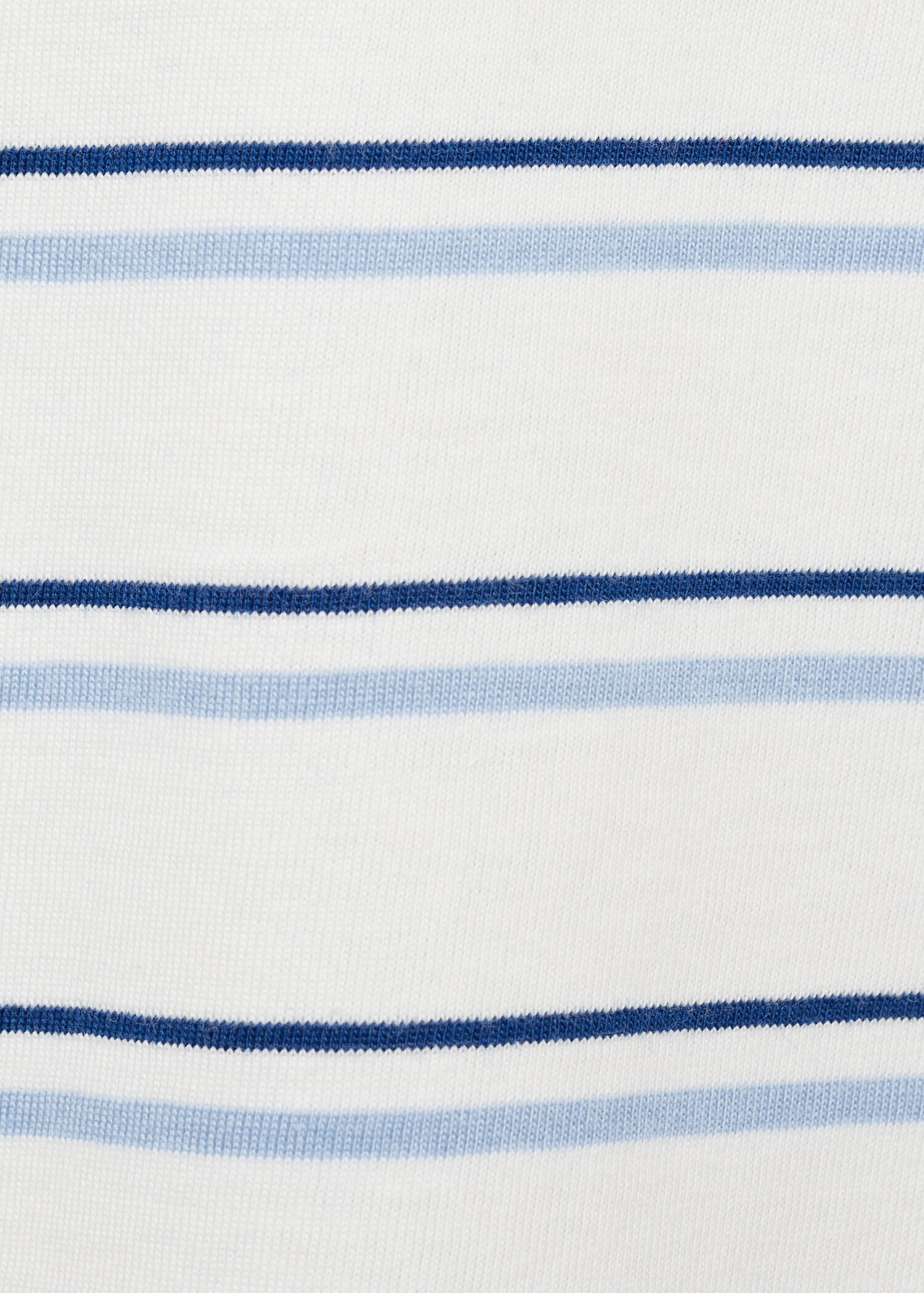 Striped cotton T-shirt - Details of the article 0