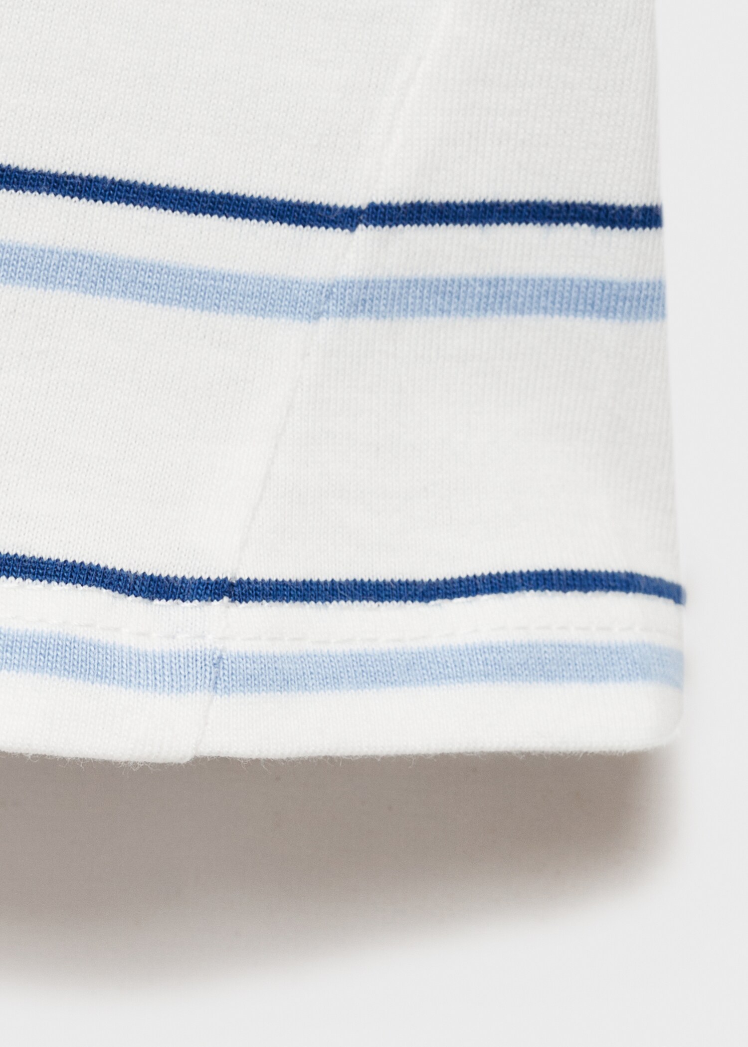 Striped cotton T-shirt - Details of the article 8