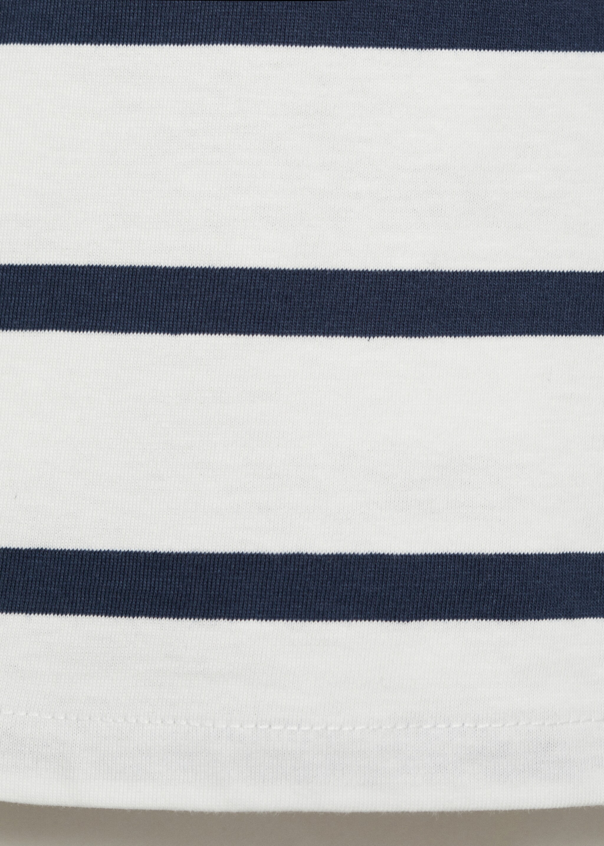 Samarreta cotó ratlles - Detall de l'article 0, Blanc trencat. Ref: 87014805-00.