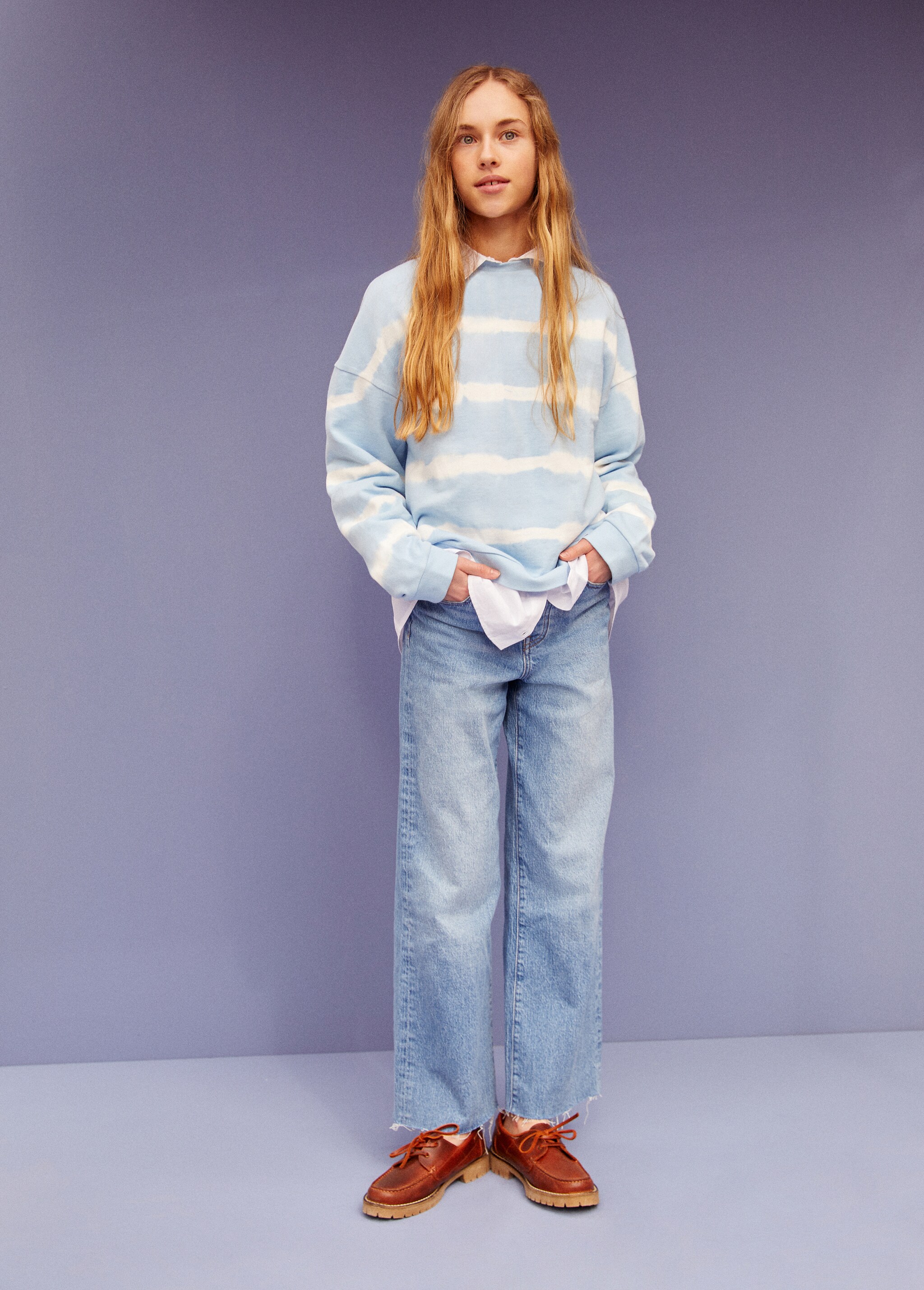 Džíny Culottes s roztřepením - Detail zboží 6