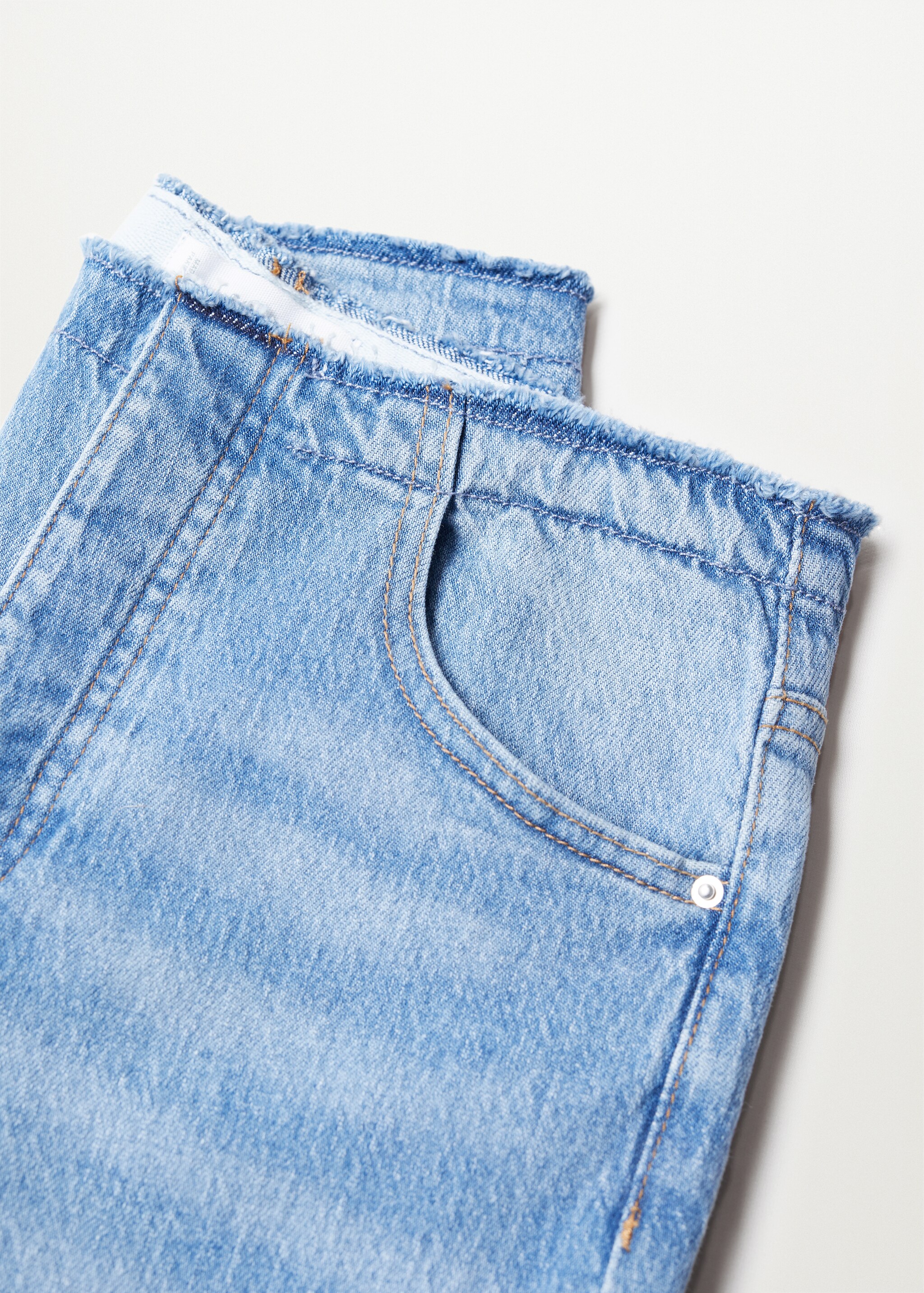 Džíny Culottes s roztřepením - Detail zboží 8