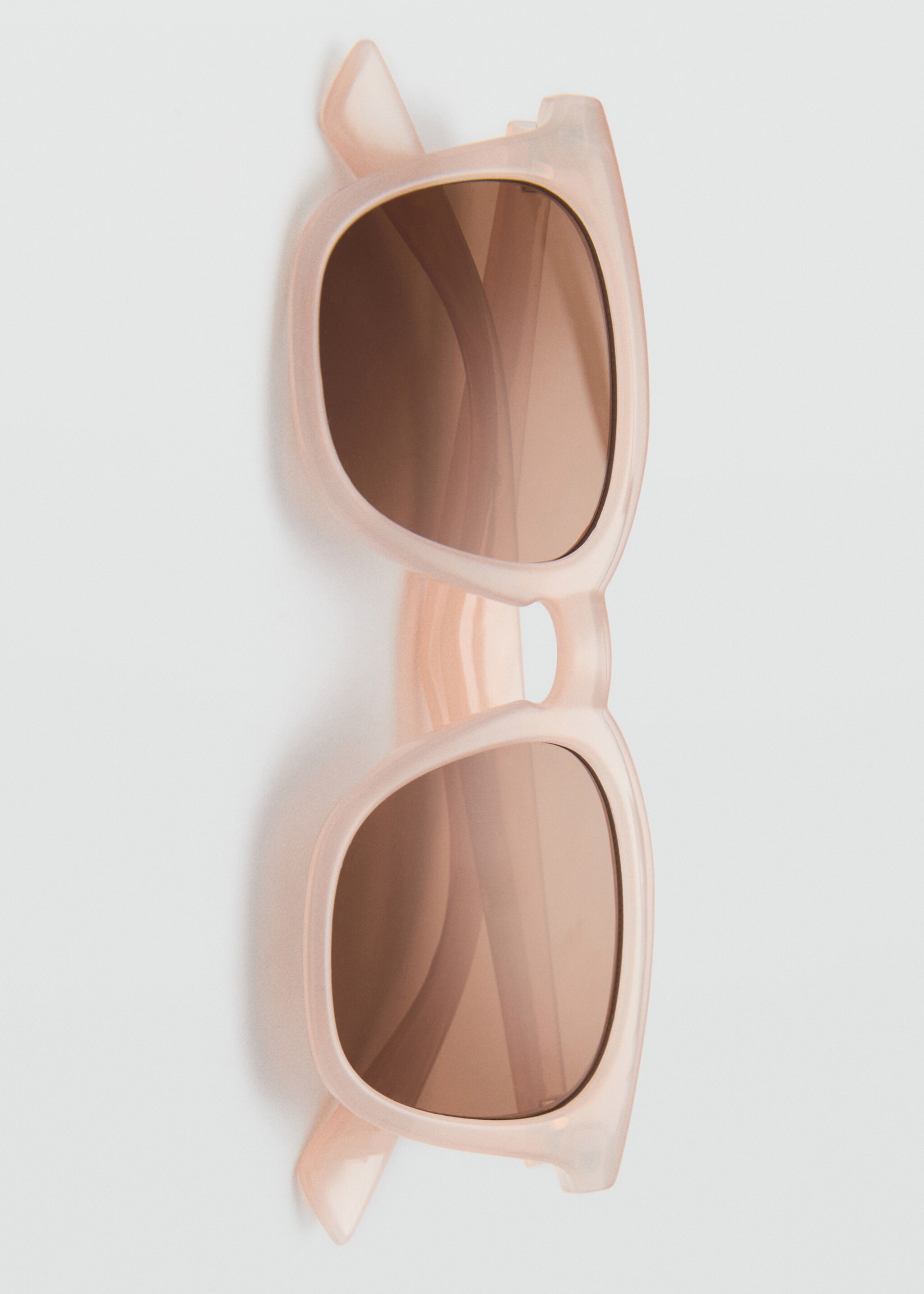 Square sunglasses - Details of the article 2, Ivory White. Ref: 87015139-00.