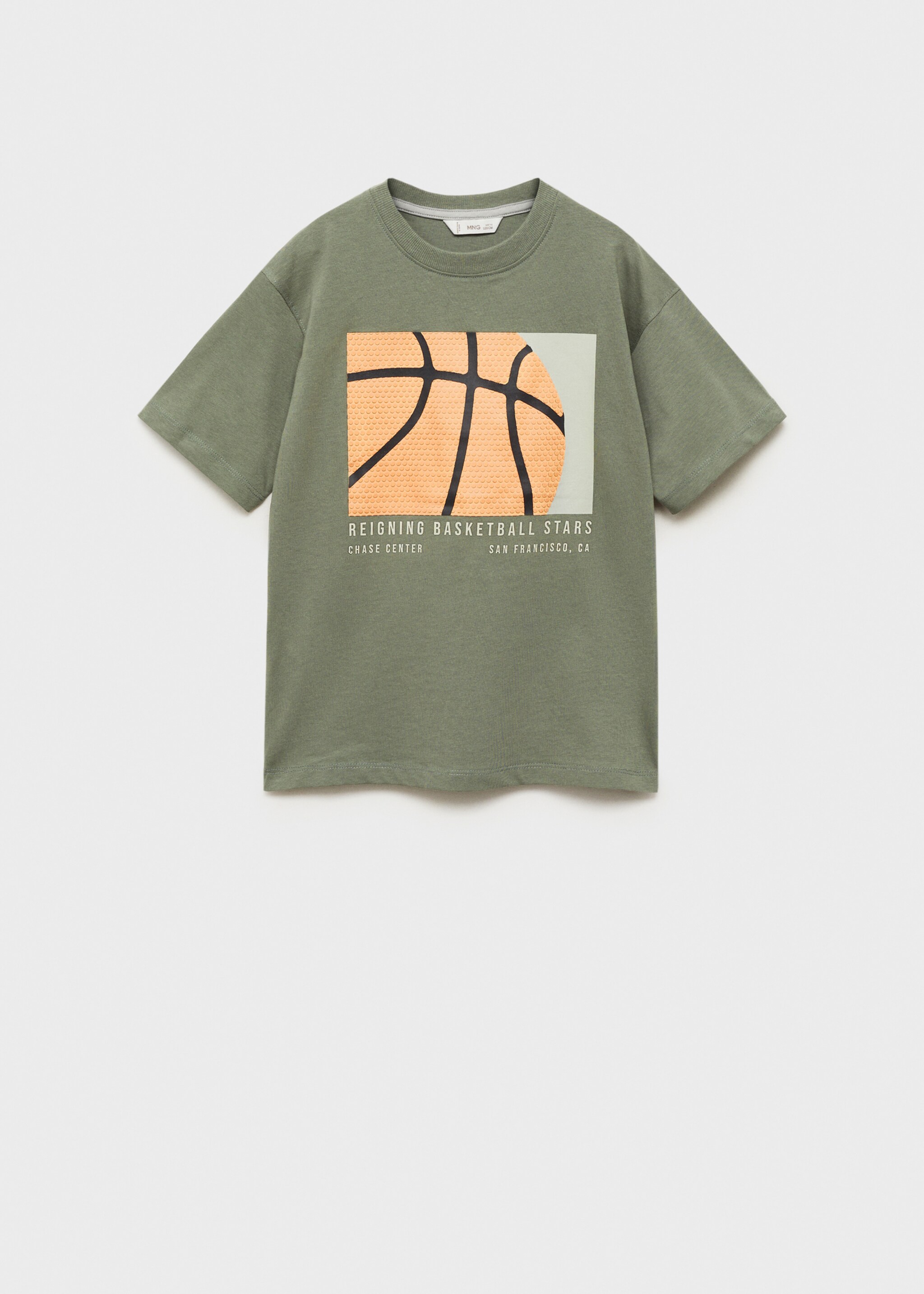 Camiseta algodón estampado - Artículo sin modelo, Verde bosque. Ref: 87015141-00.